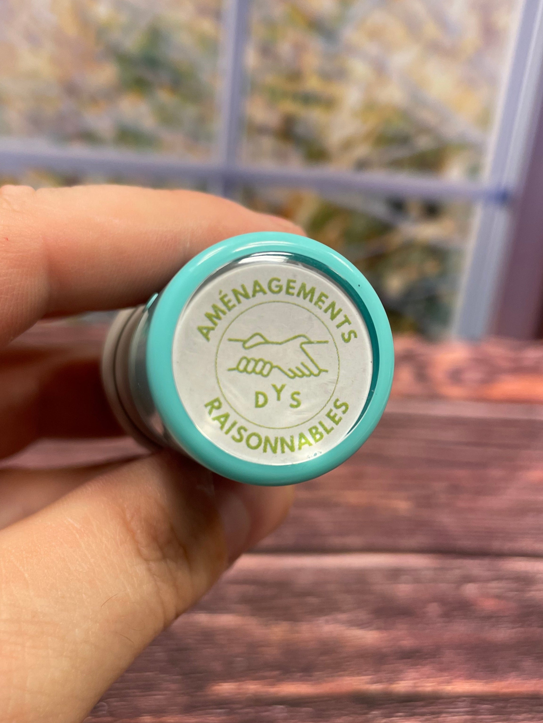 Tampon auto-encreur 15 - Aménagements raisonnables / Dys