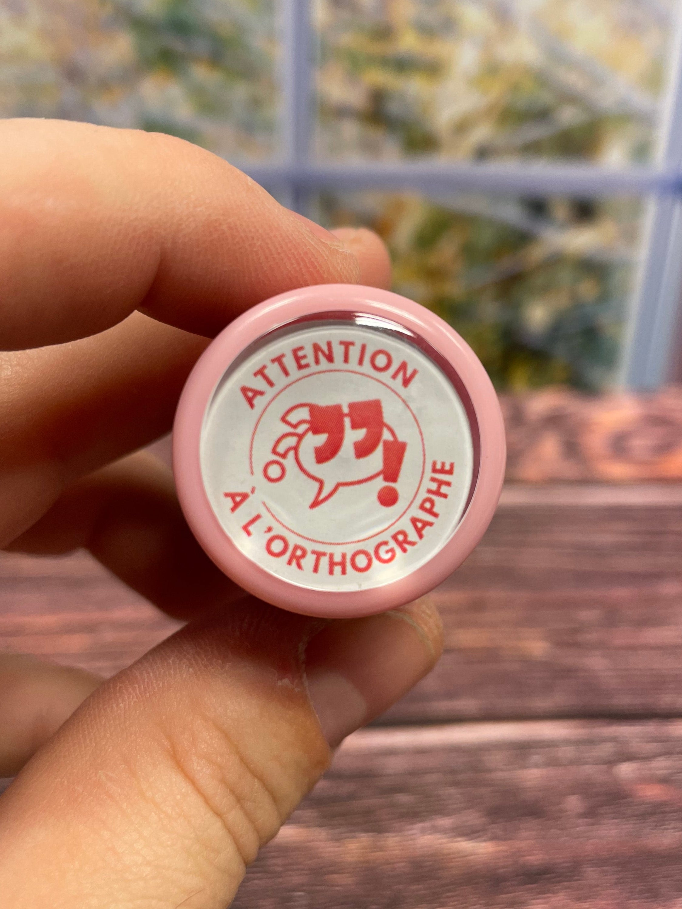 Tampon auto-encreur 27 - Attention à l'orthographe