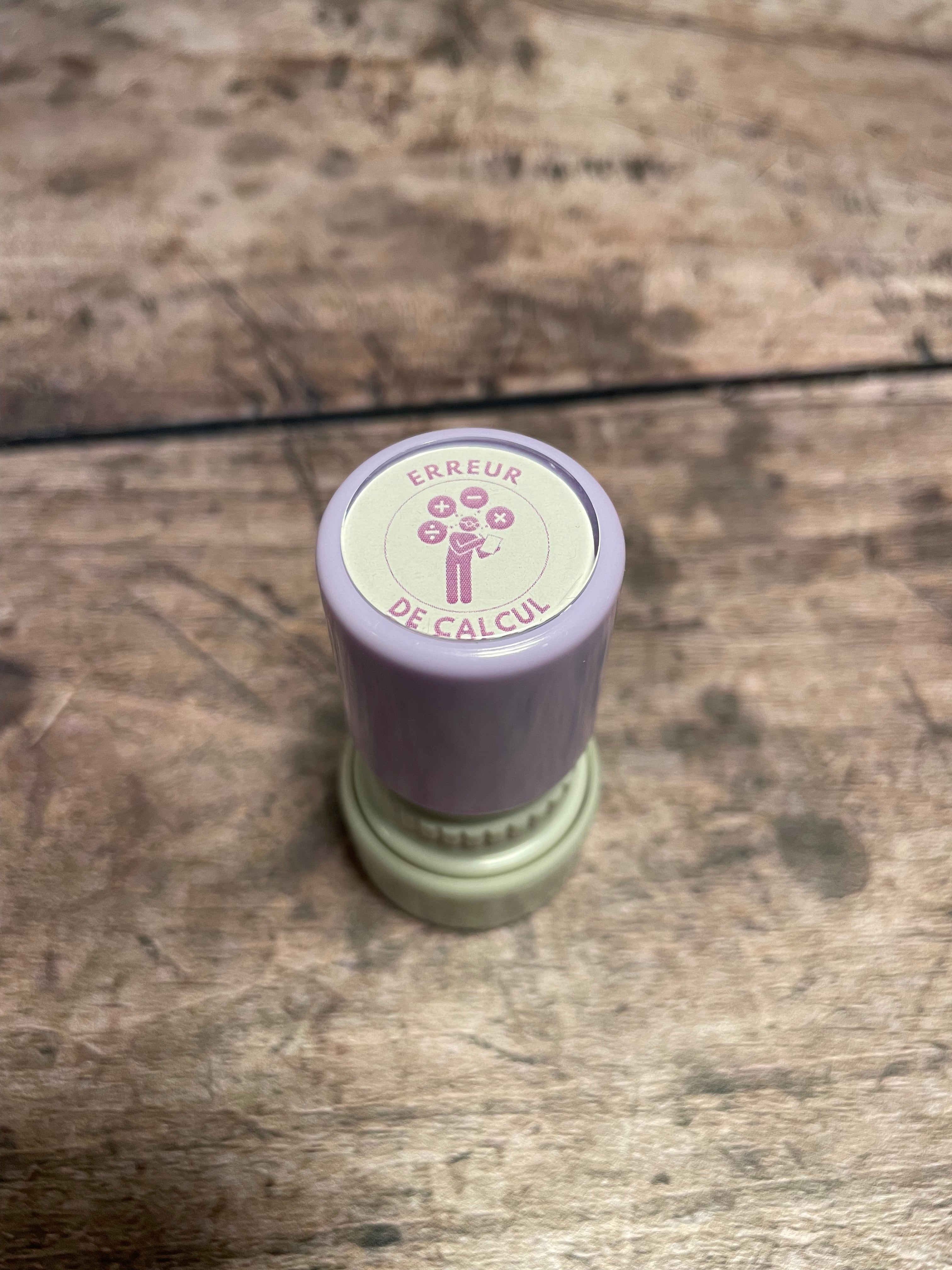 Tampon auto-encreur 35 - Erreur de calcul