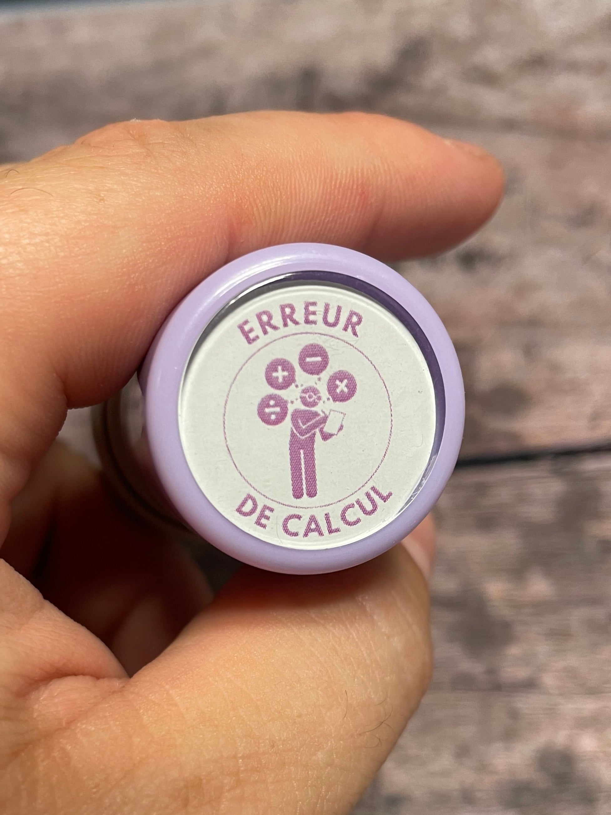 Tampon auto-encreur 35 - Erreur de calcul