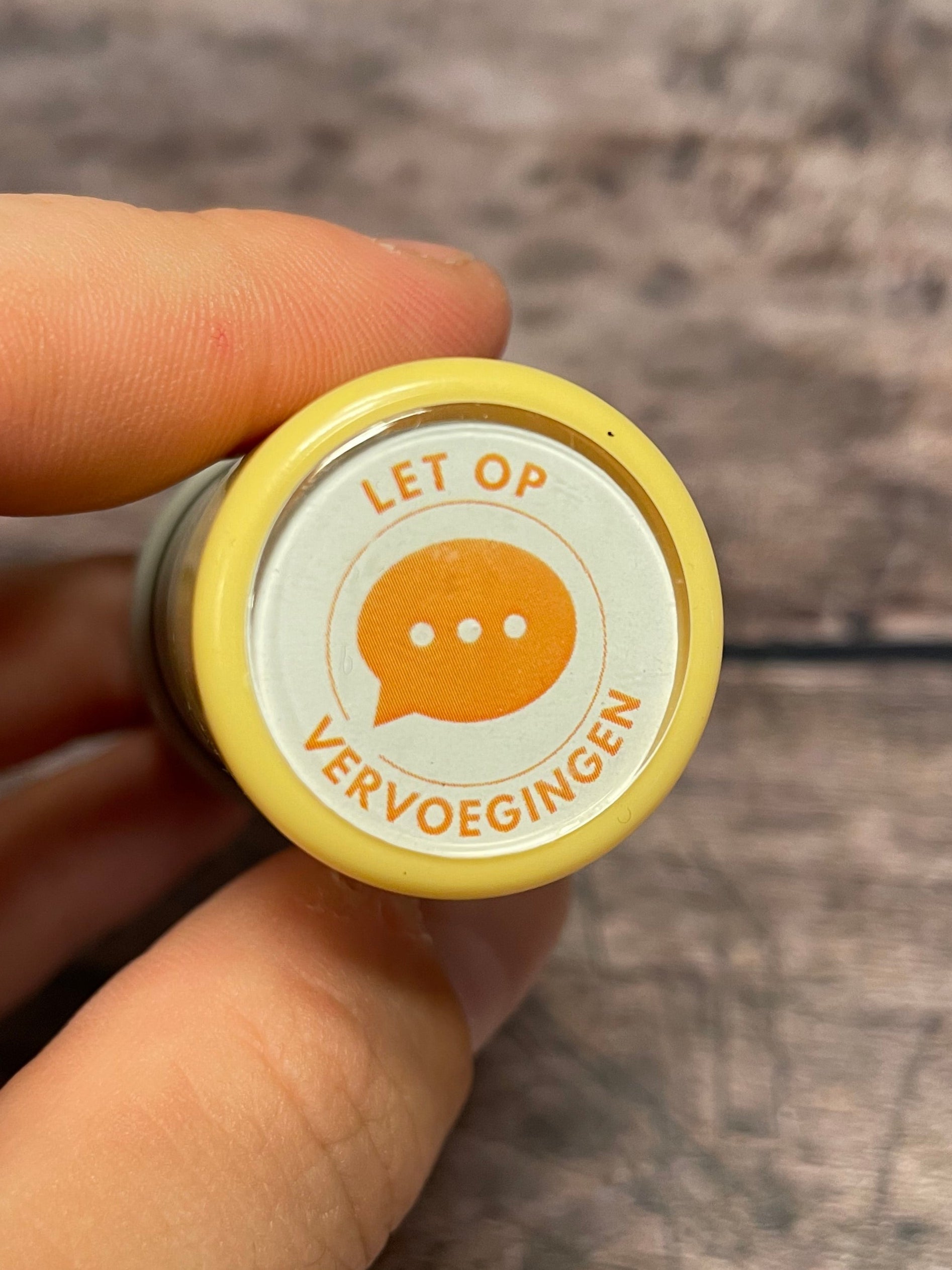 Tampon auto-encreur 43 - Let op vervoegingen 🇳🇱