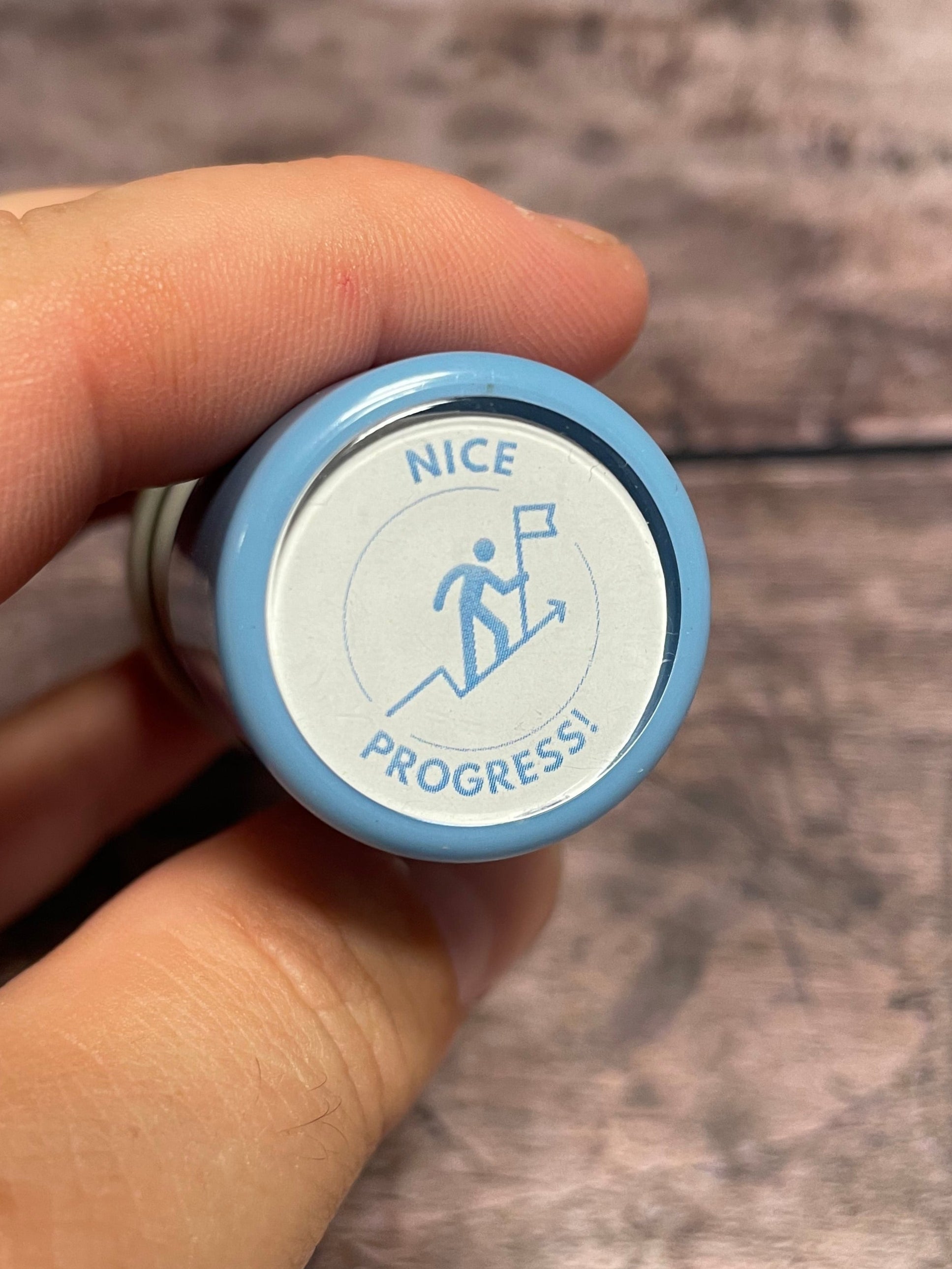 Tampon auto-encreur 46 - Nice Progress ! 🇬🇧