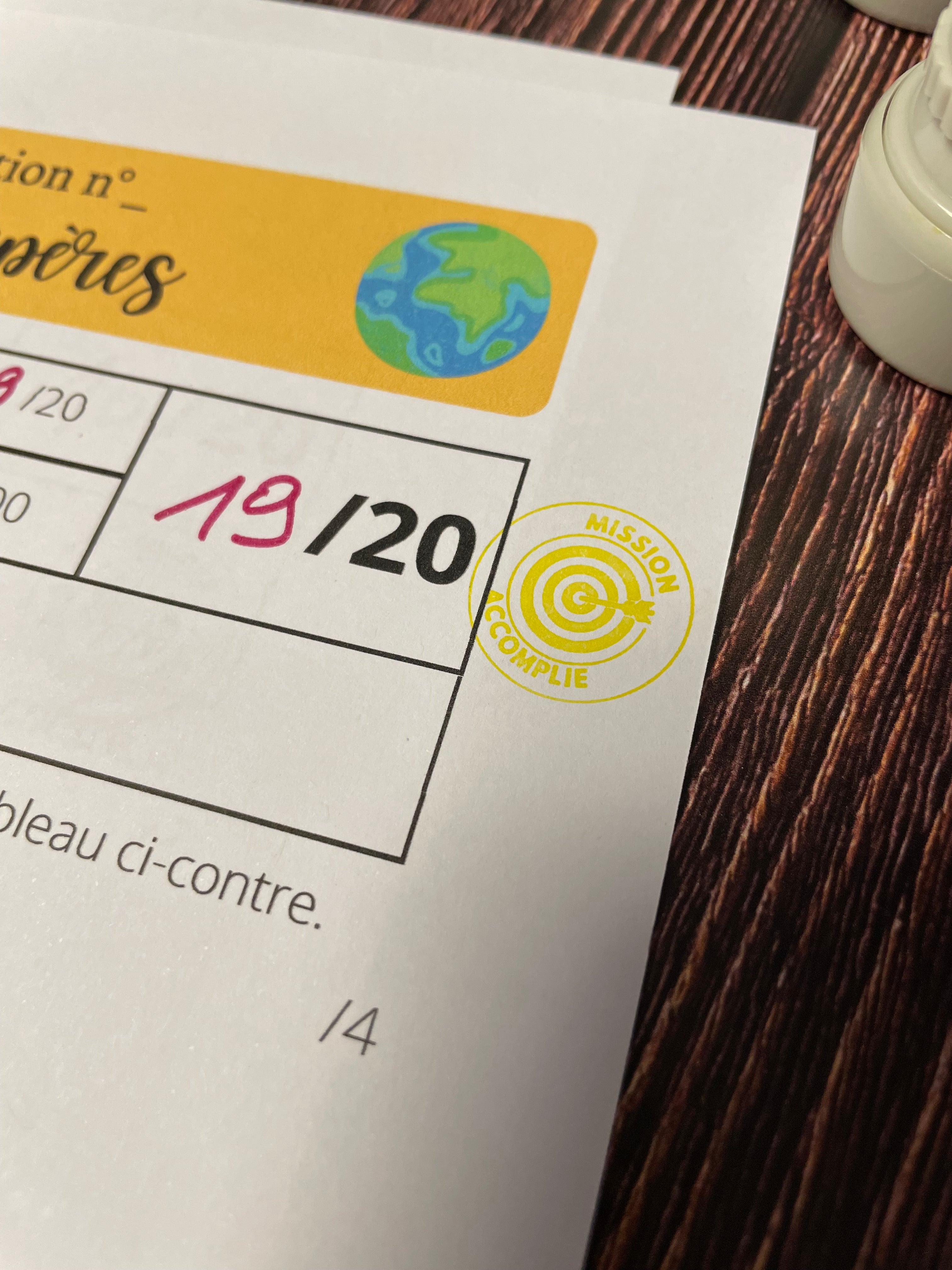 Tampon auto-encreur 02 - Mission accomplie