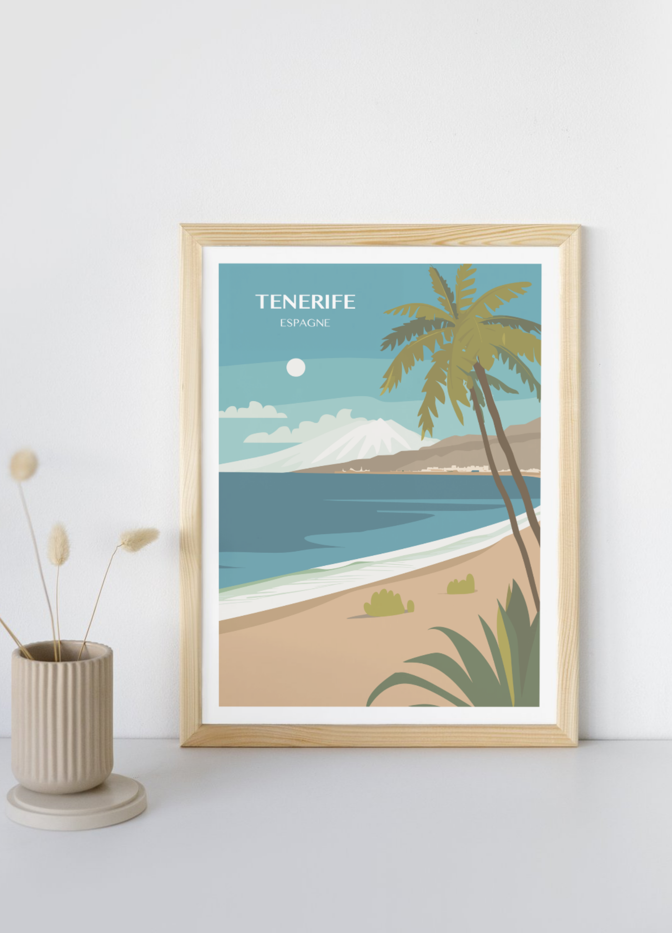 Affiche voyage à Tenerife 🇪🇸