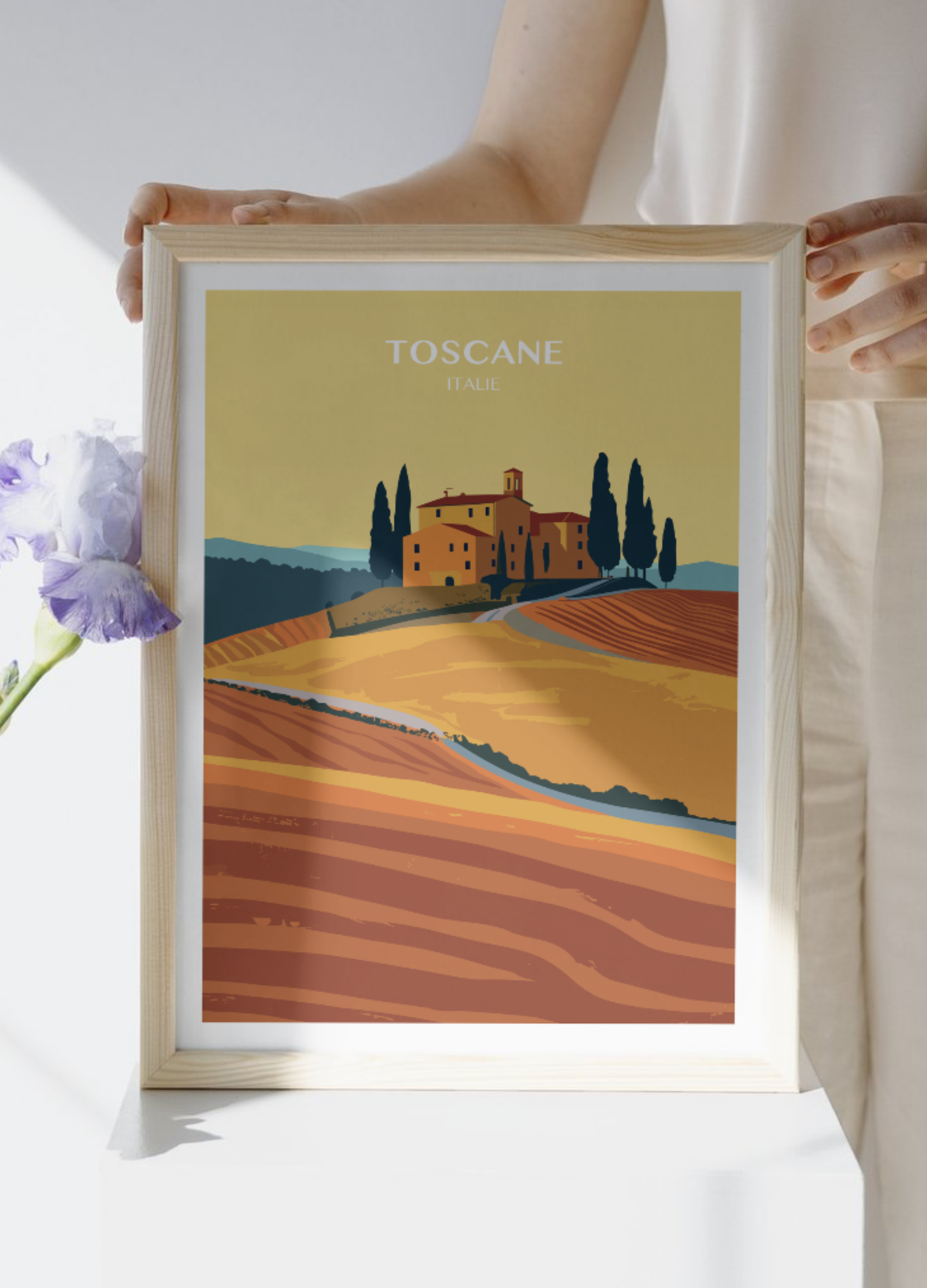 Affiche voyage en Toscane 🇮🇹