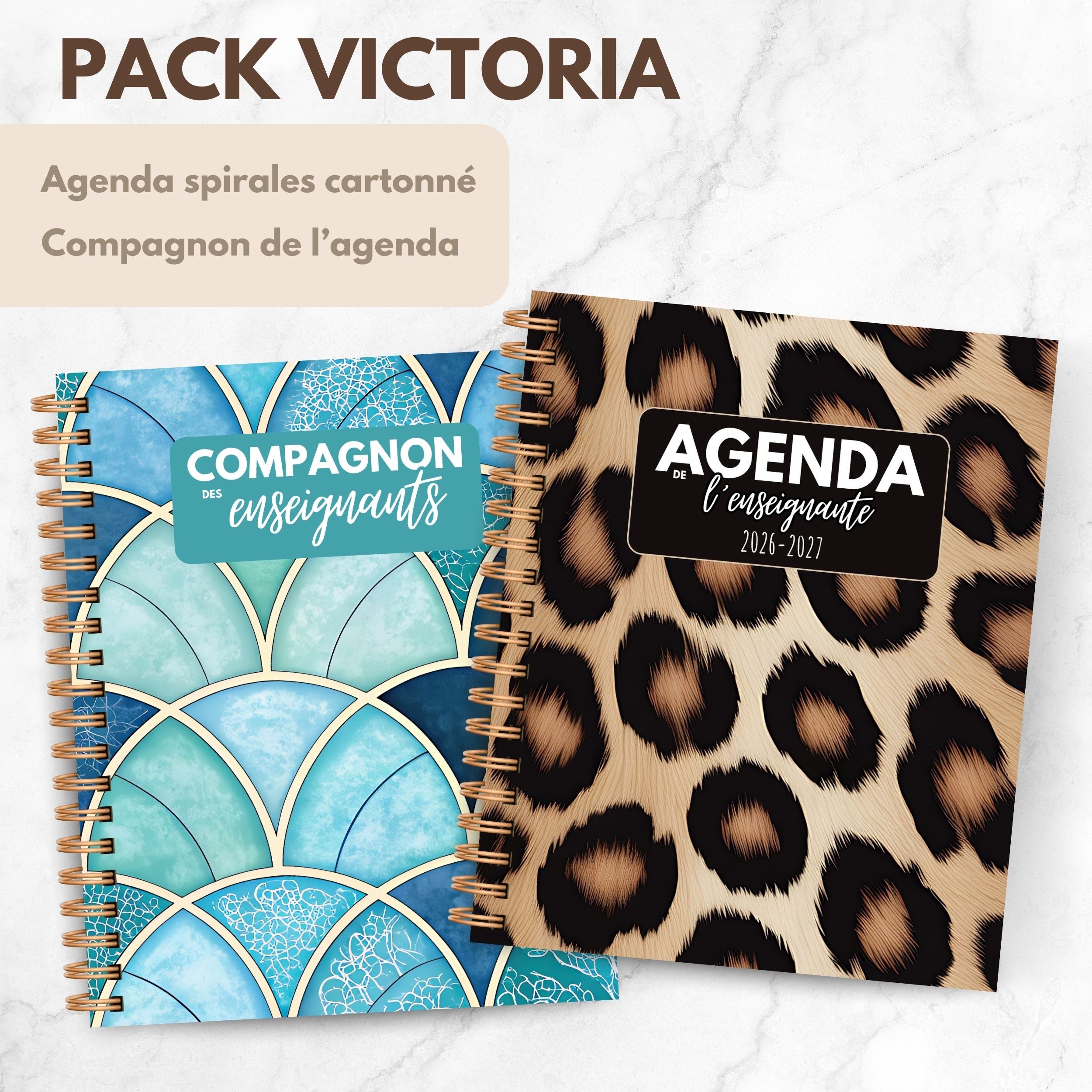 Agenda de l'enseignante VICTORIA