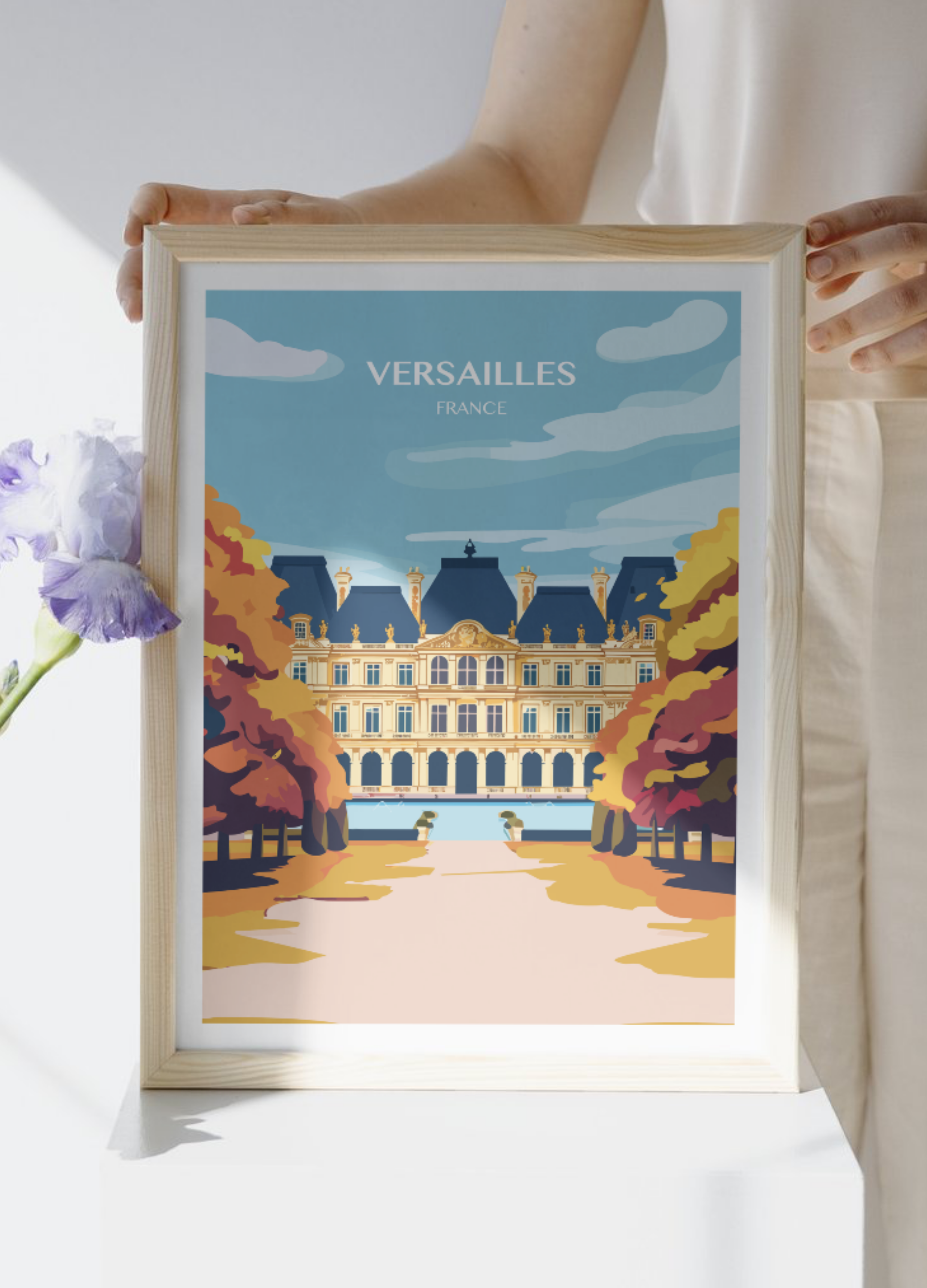 Affiche voyage à Versailles 🇫🇷