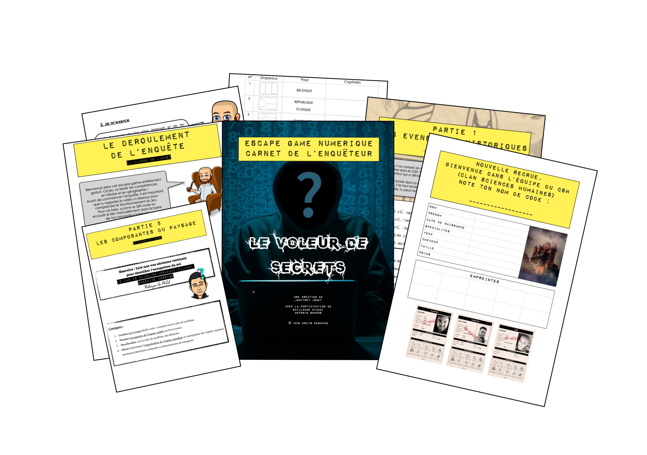 Escape game numérique : Le voleur de secrets (PDF)