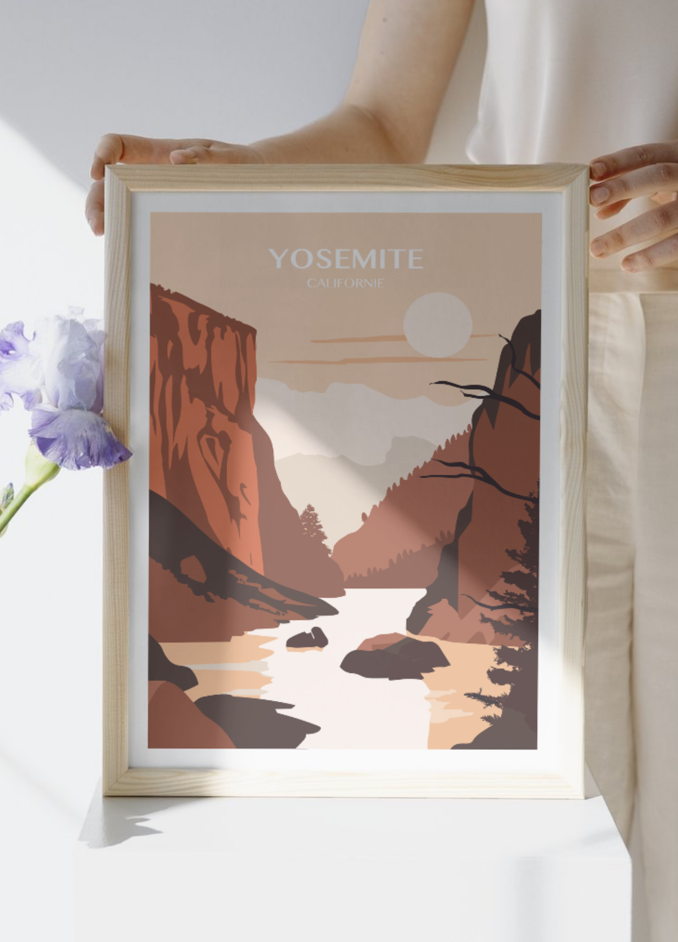 Affiche voyage - Vallée Yosemite 🇺🇲