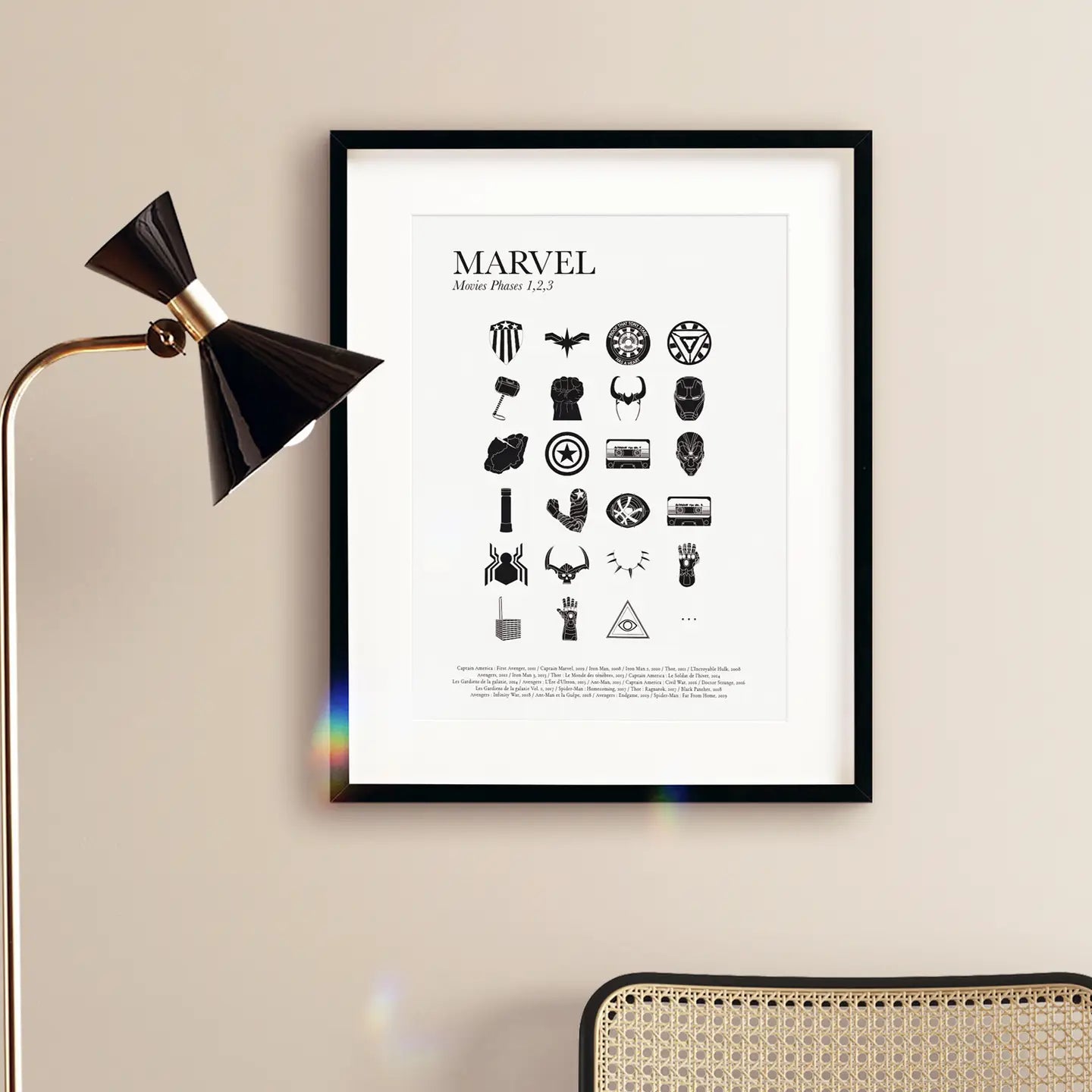 Affiche cinéma - Marvel