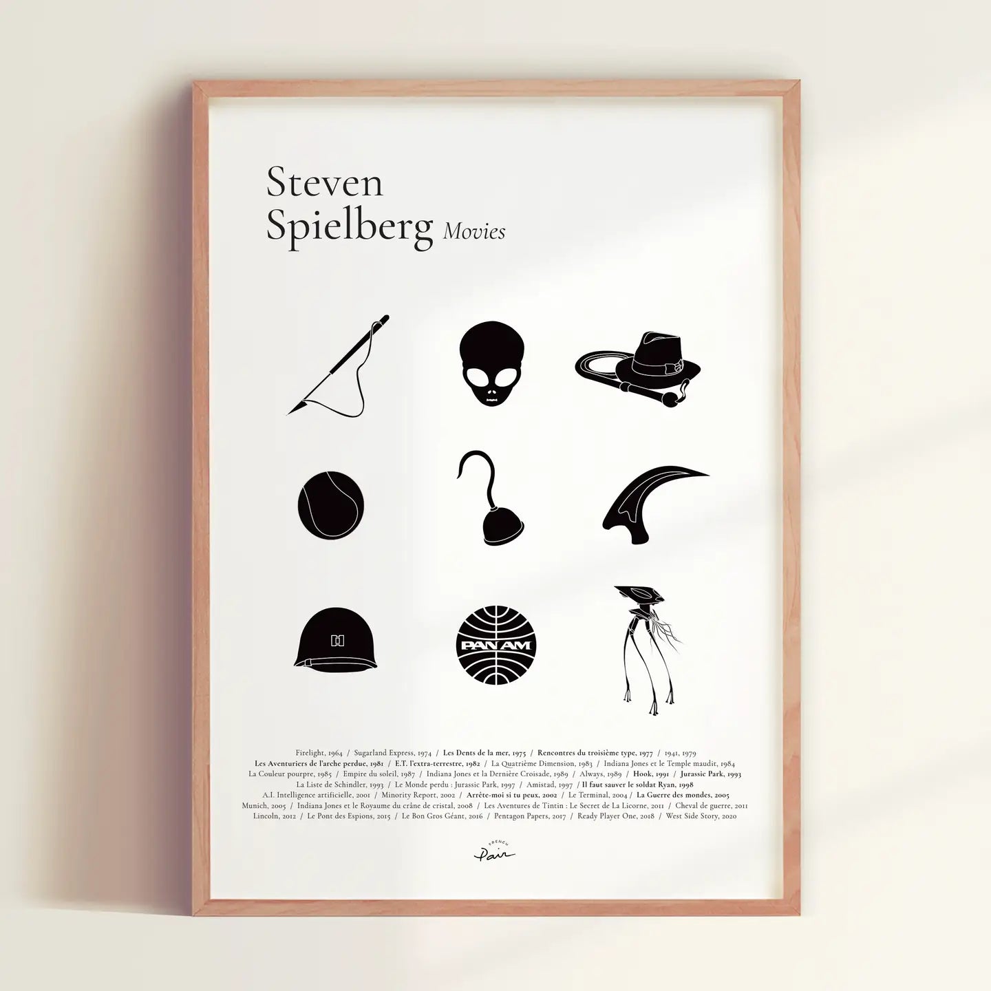 Affiche cinéma - Steven Spielberg