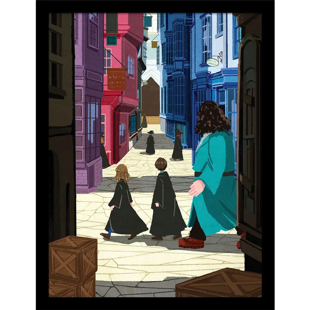 Affiche encadrée - Chemin de traverse