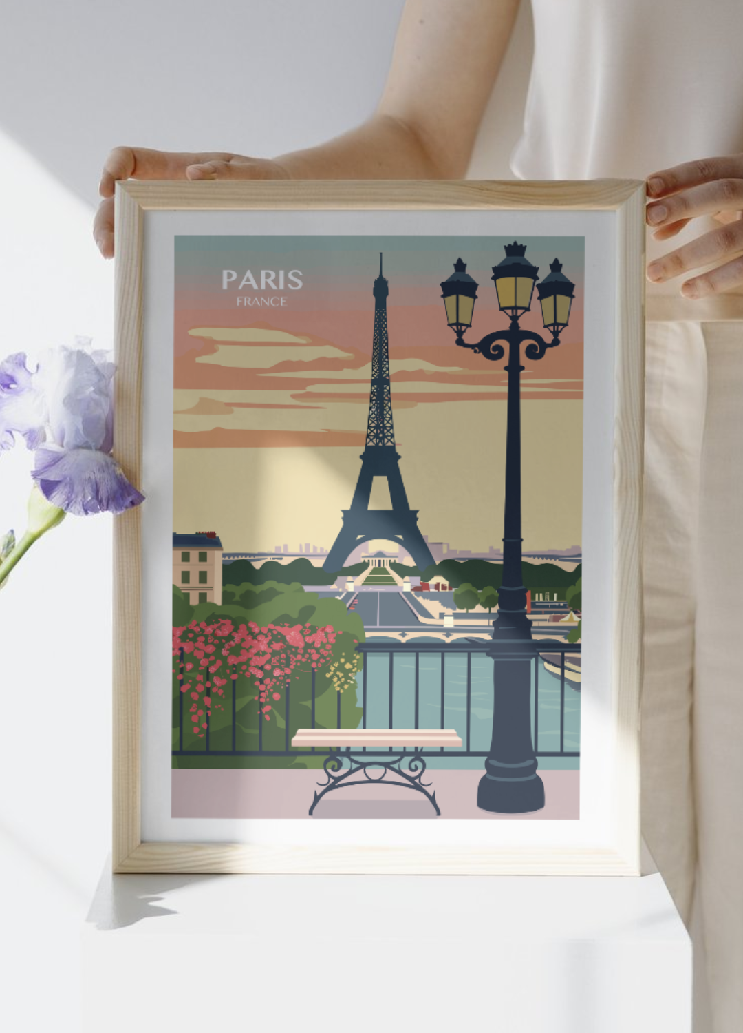 Affiche voyage à Paris 🇫🇷