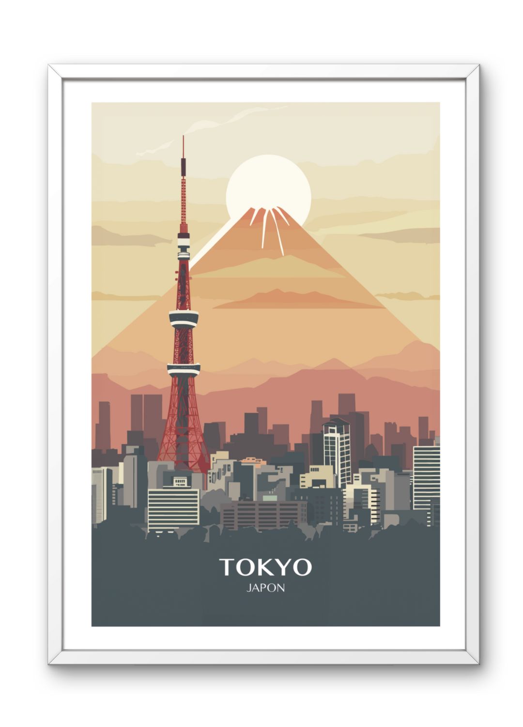 Affiche voyage à Tokyo 🇯🇵