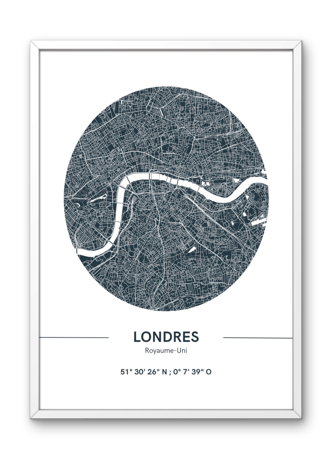 Affiche Plan de Londres