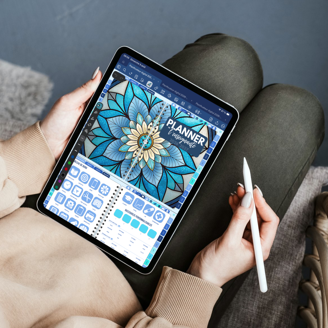 Planificateur digital enseignant 2026-2027