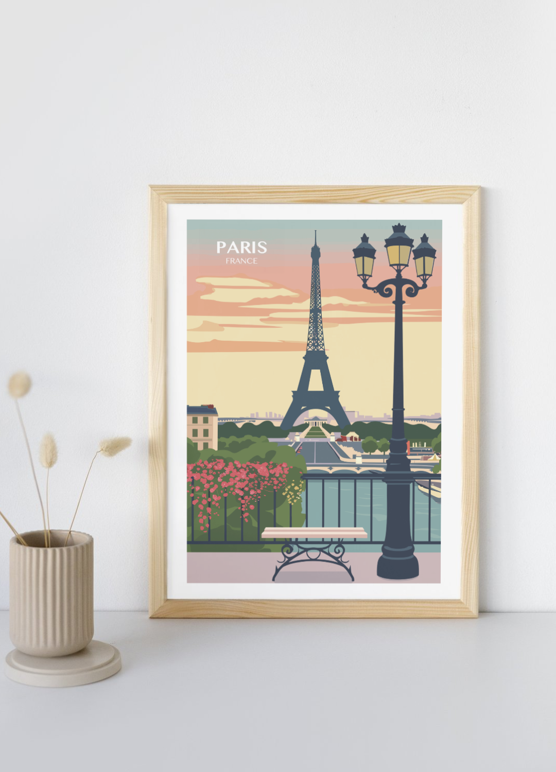 Affiche voyage à Paris 🇫🇷