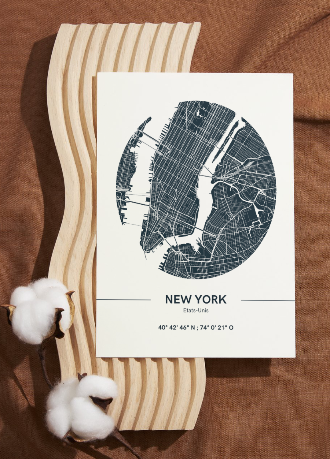 Affiche Plan de New York