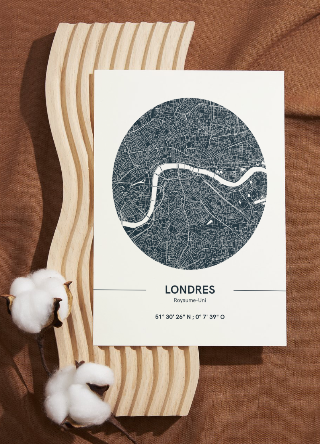 Affiche Plan de Londres