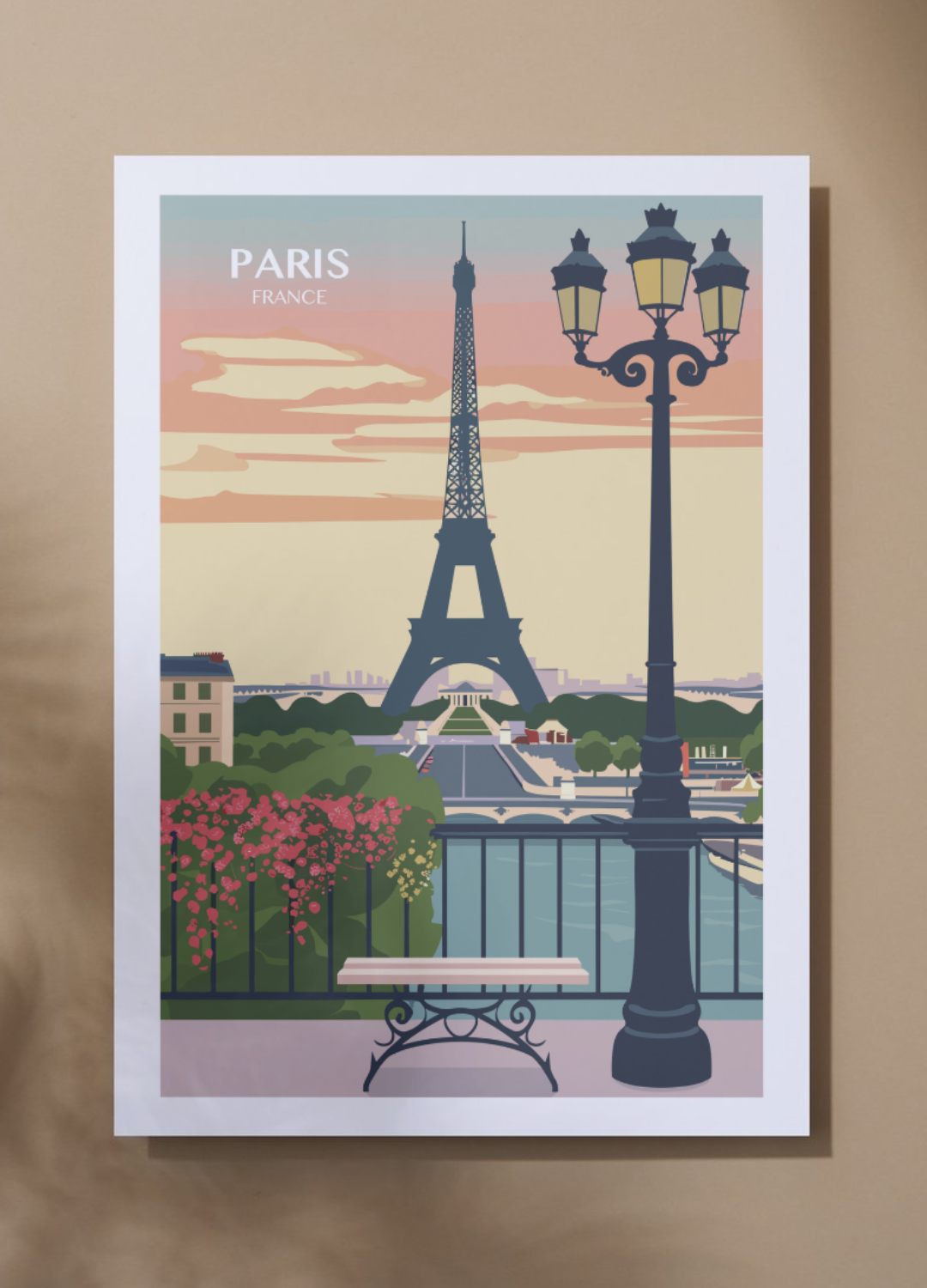 Affiche voyage à Paris 🇫🇷