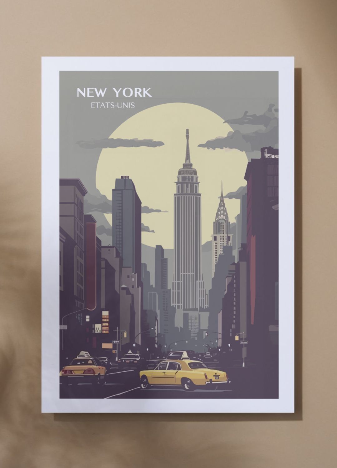 Affiche voyage à New York 🇺🇲