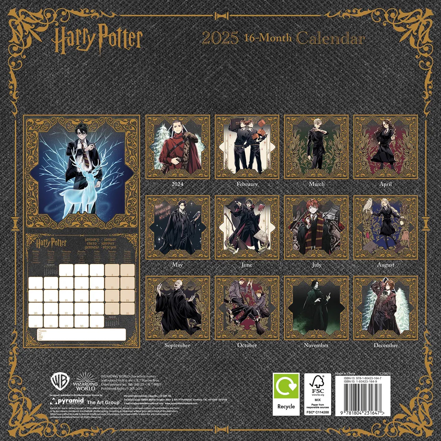 Harry Potter - Calendrier 2025