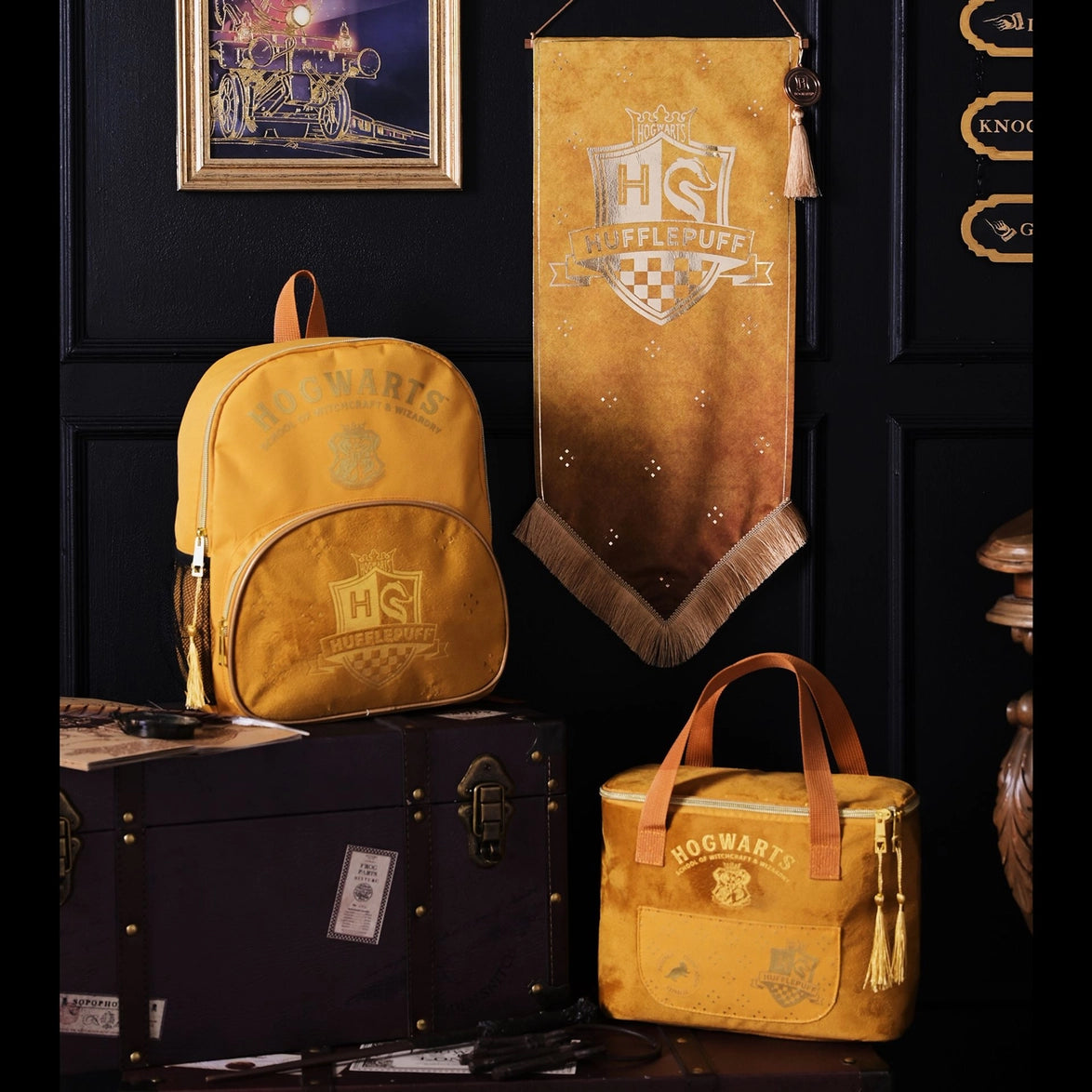 Harry Potter - Lunchbag velours Poufsouffle