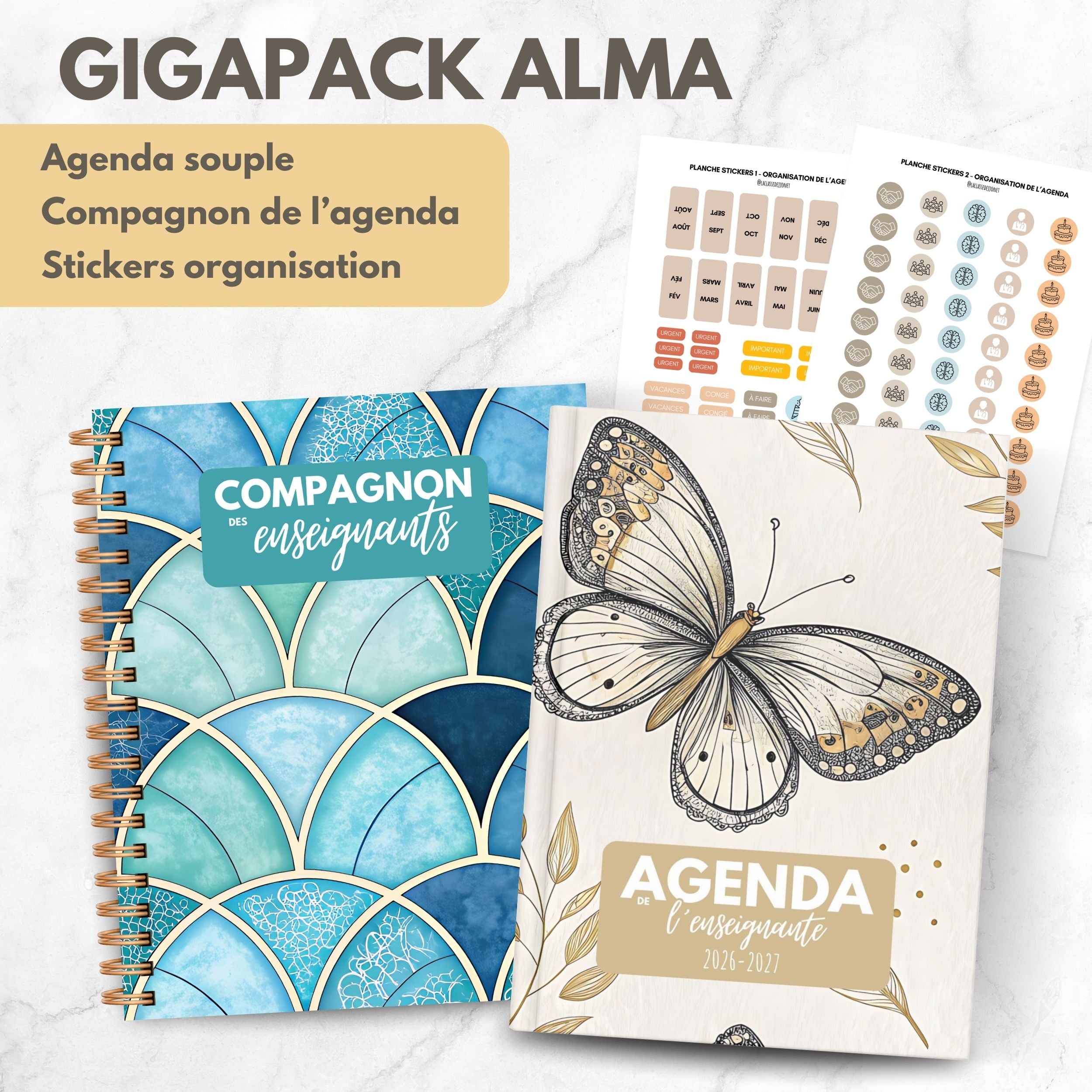 Agenda de l'enseignante ALMA