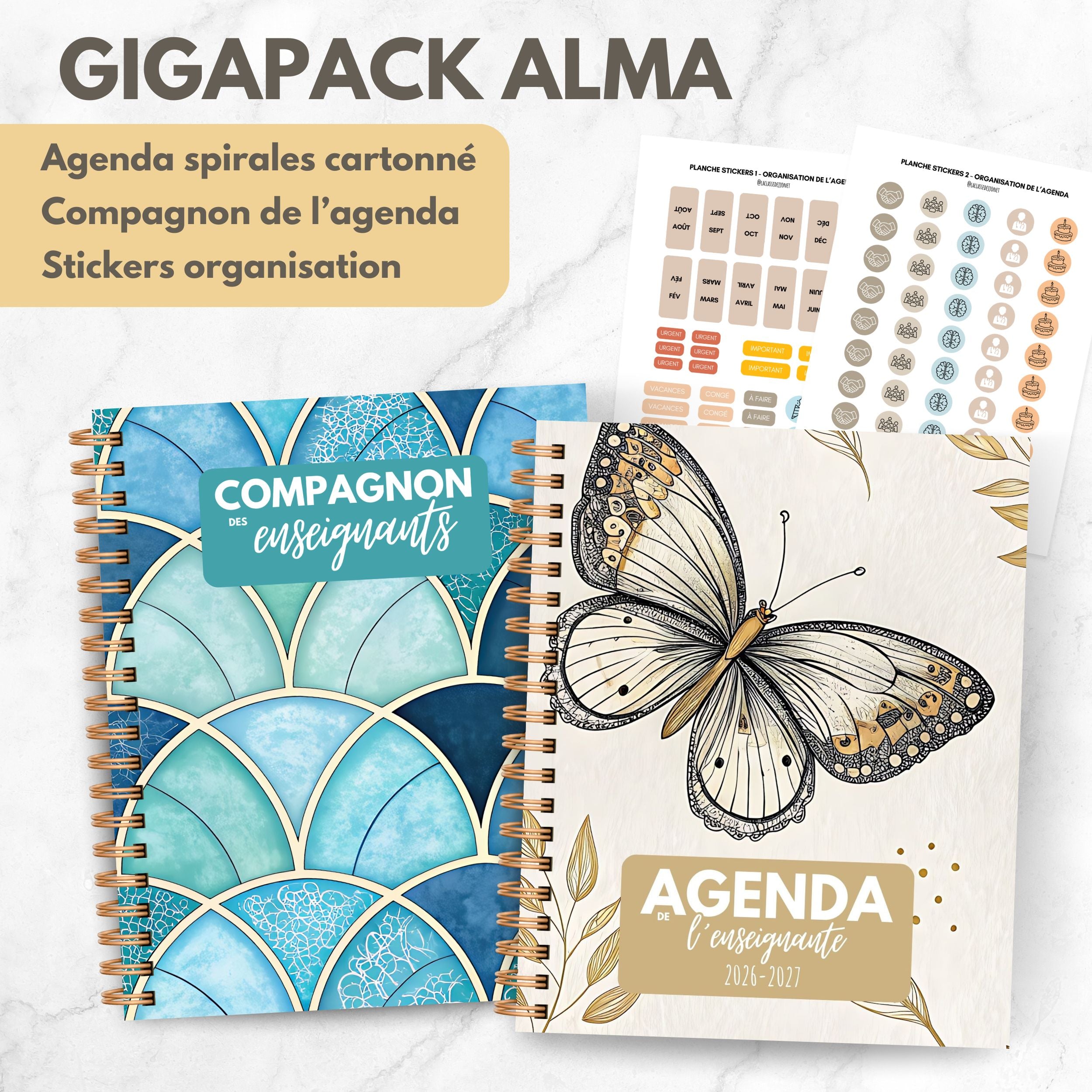 Agenda de l'enseignante ALMA