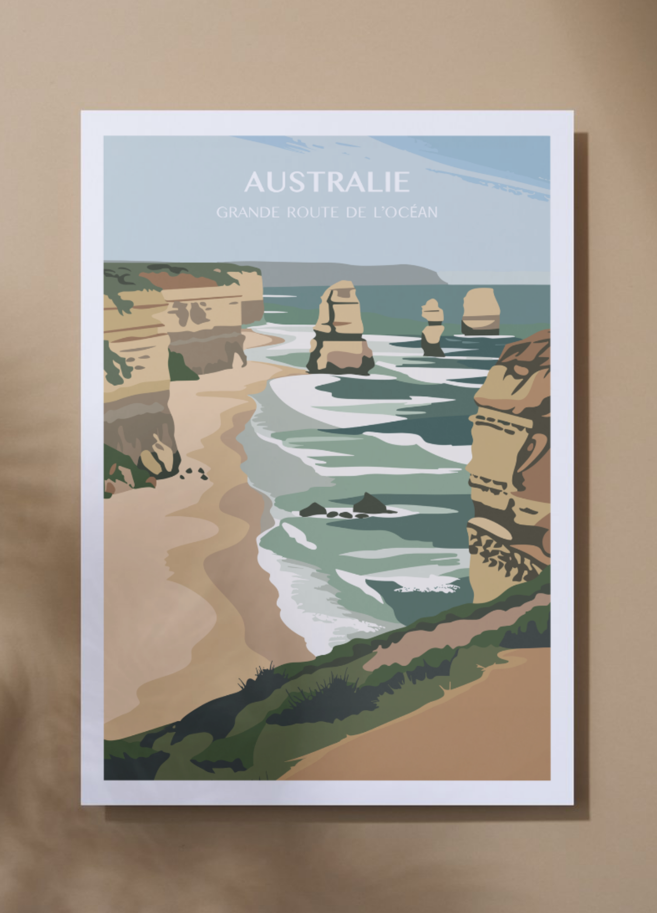 Affiche voyage - Route de l'océan 🇦🇺