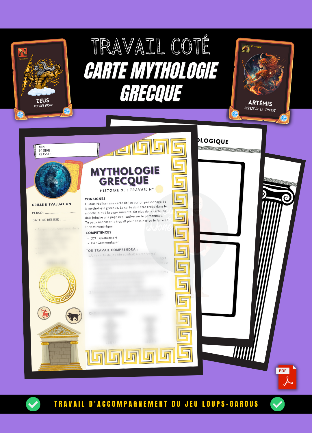 Création d'une carte mythologique (PDF)