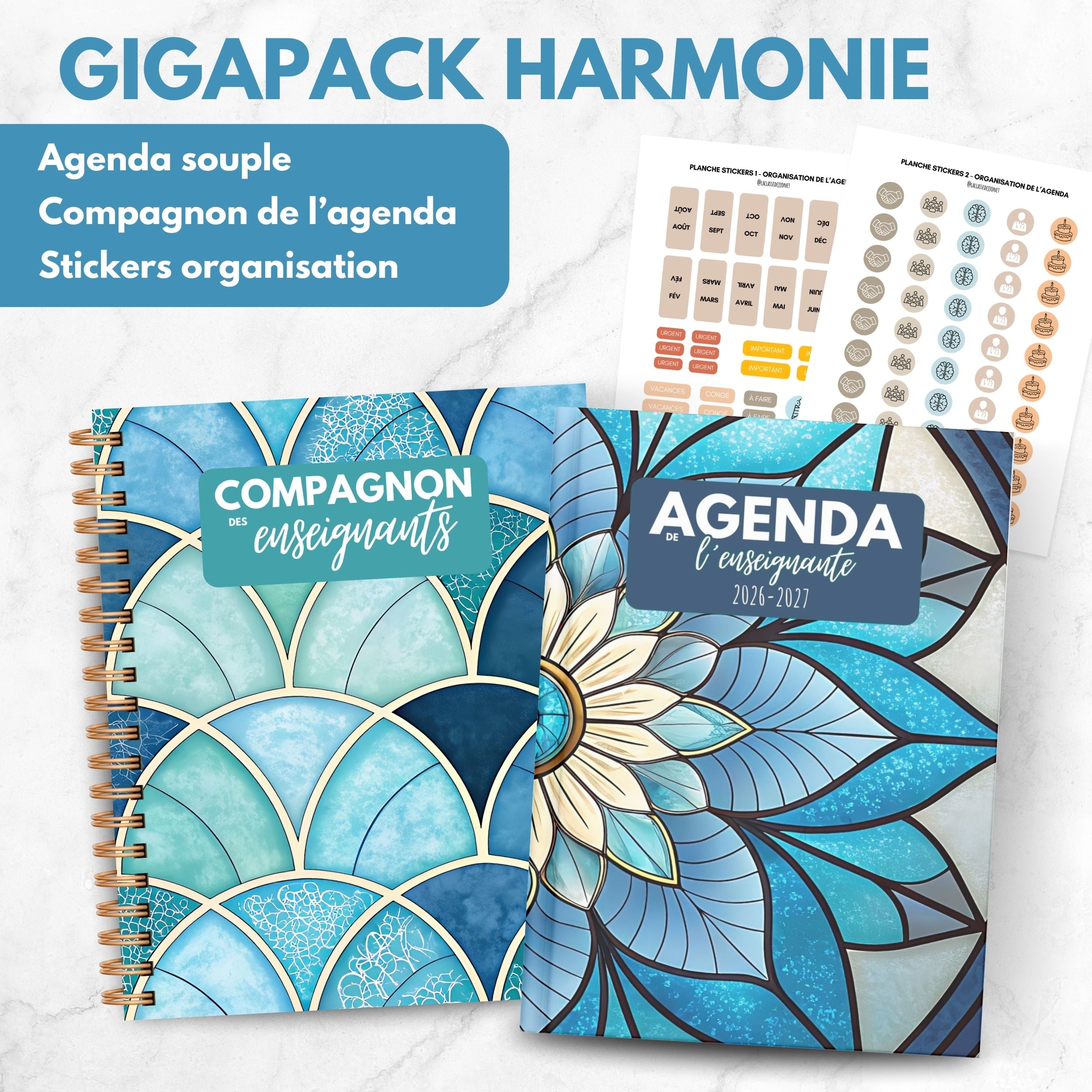 Agenda de l'enseignante HARMONIE