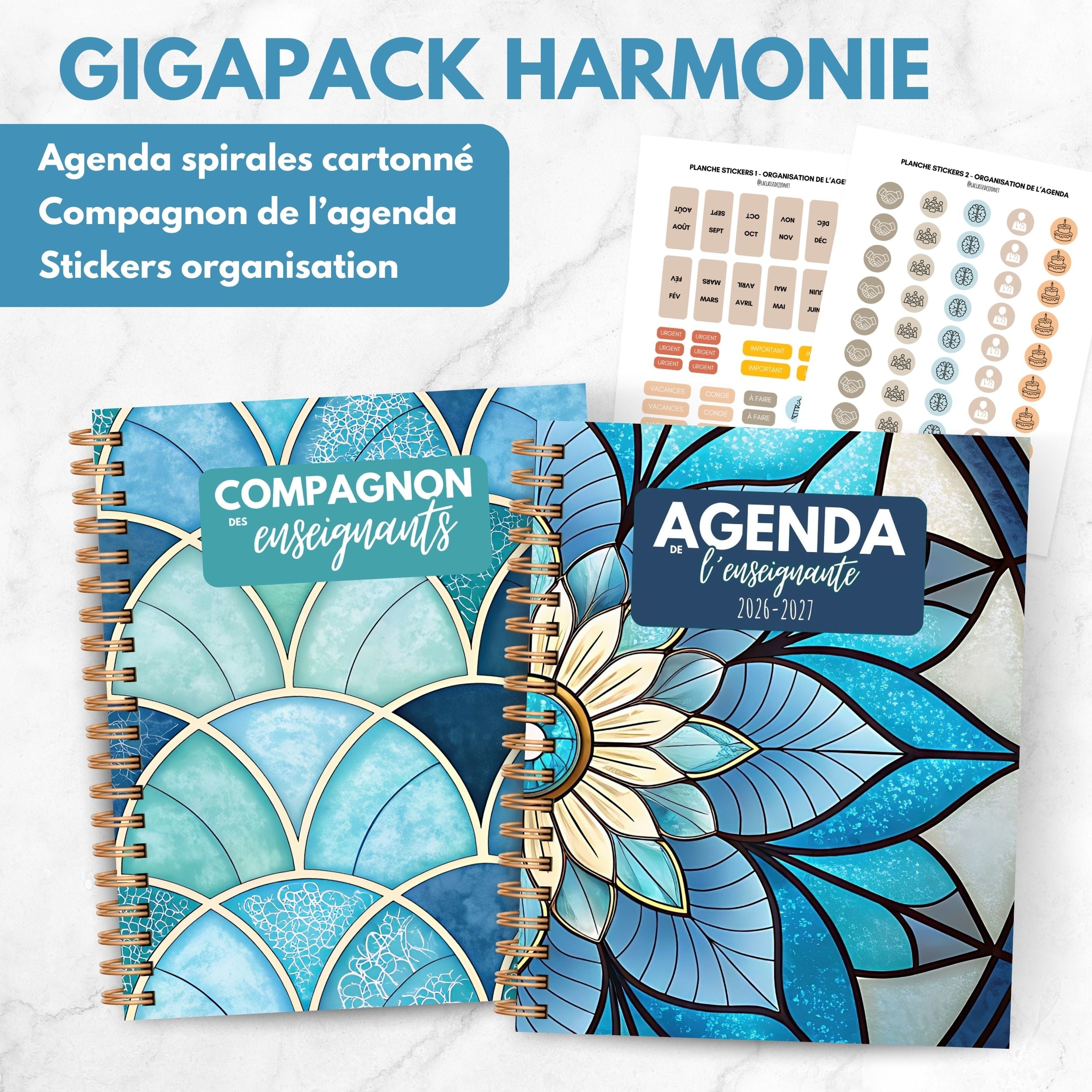 Agenda de l'enseignante HARMONIE