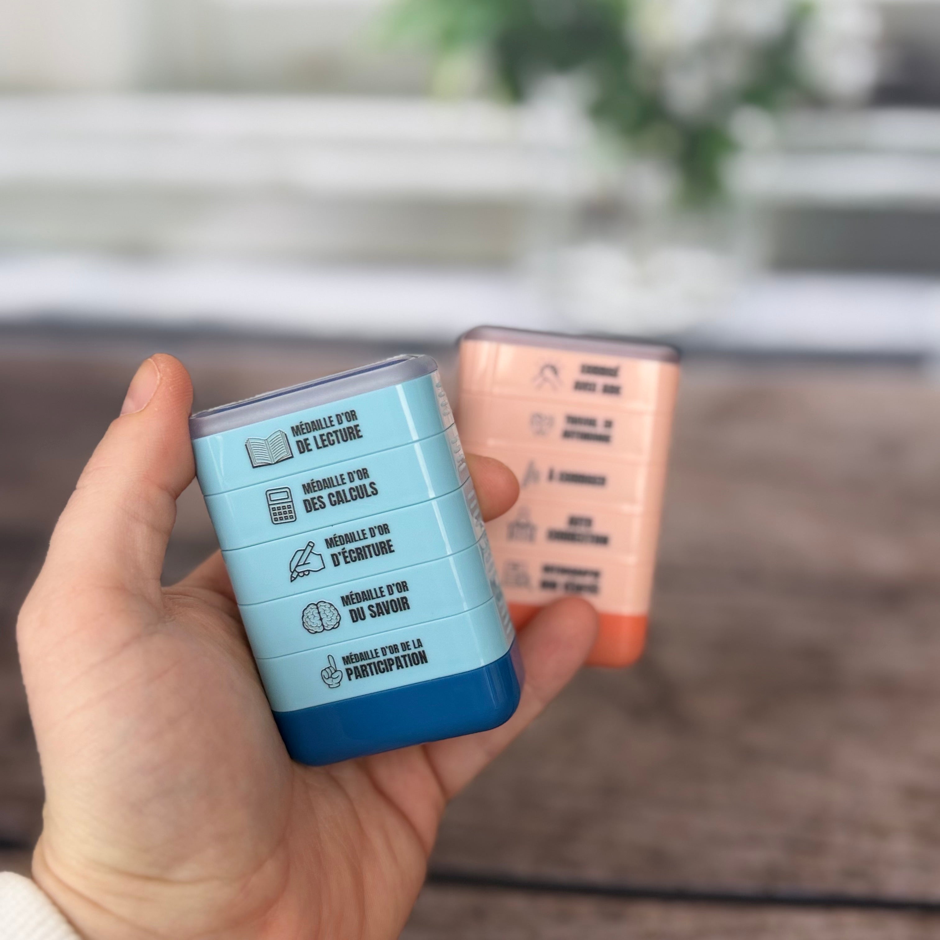 Tampon auto-encreur 5 en 1 - Médaille d'or