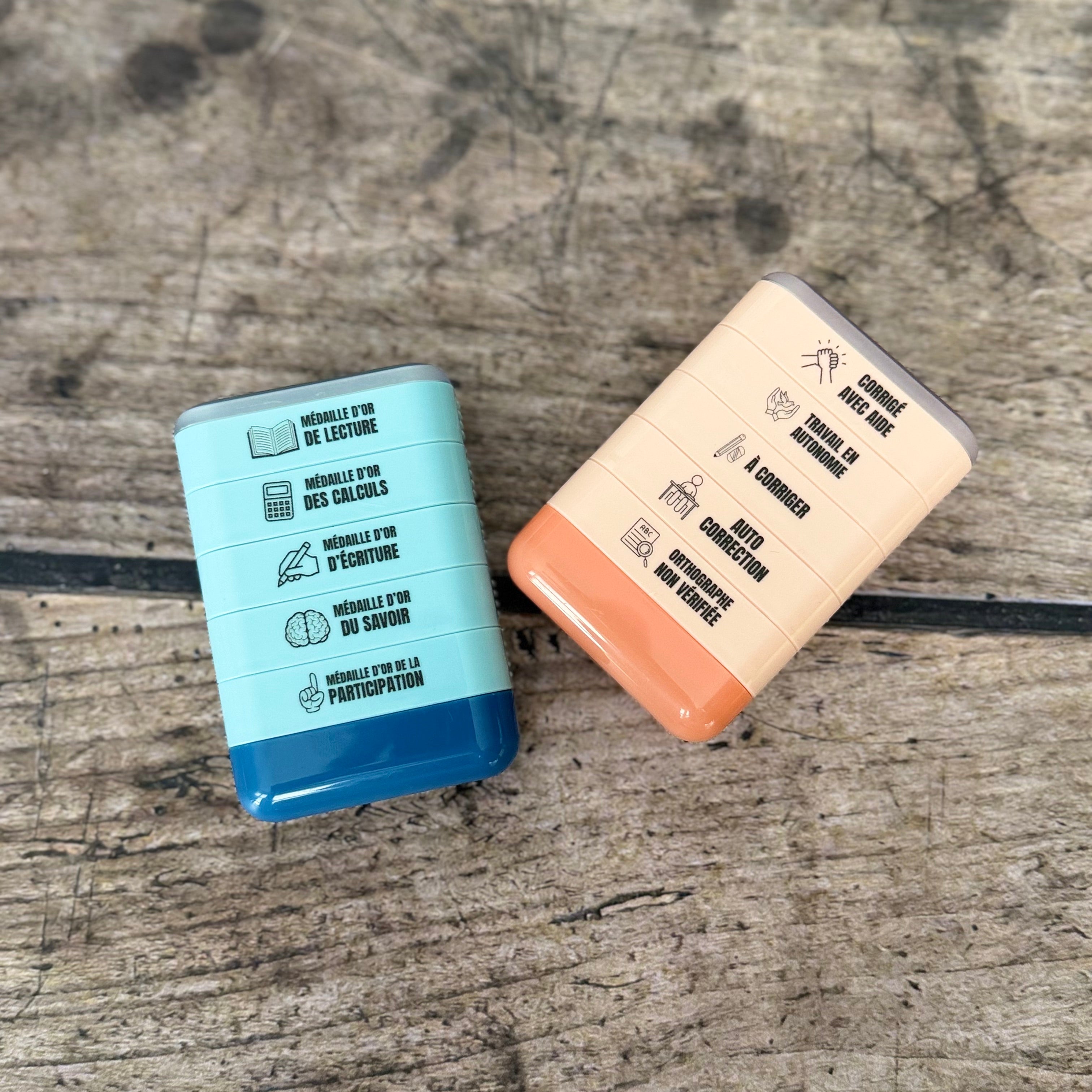 Tampon auto-encreur 5 en 1 - Correction