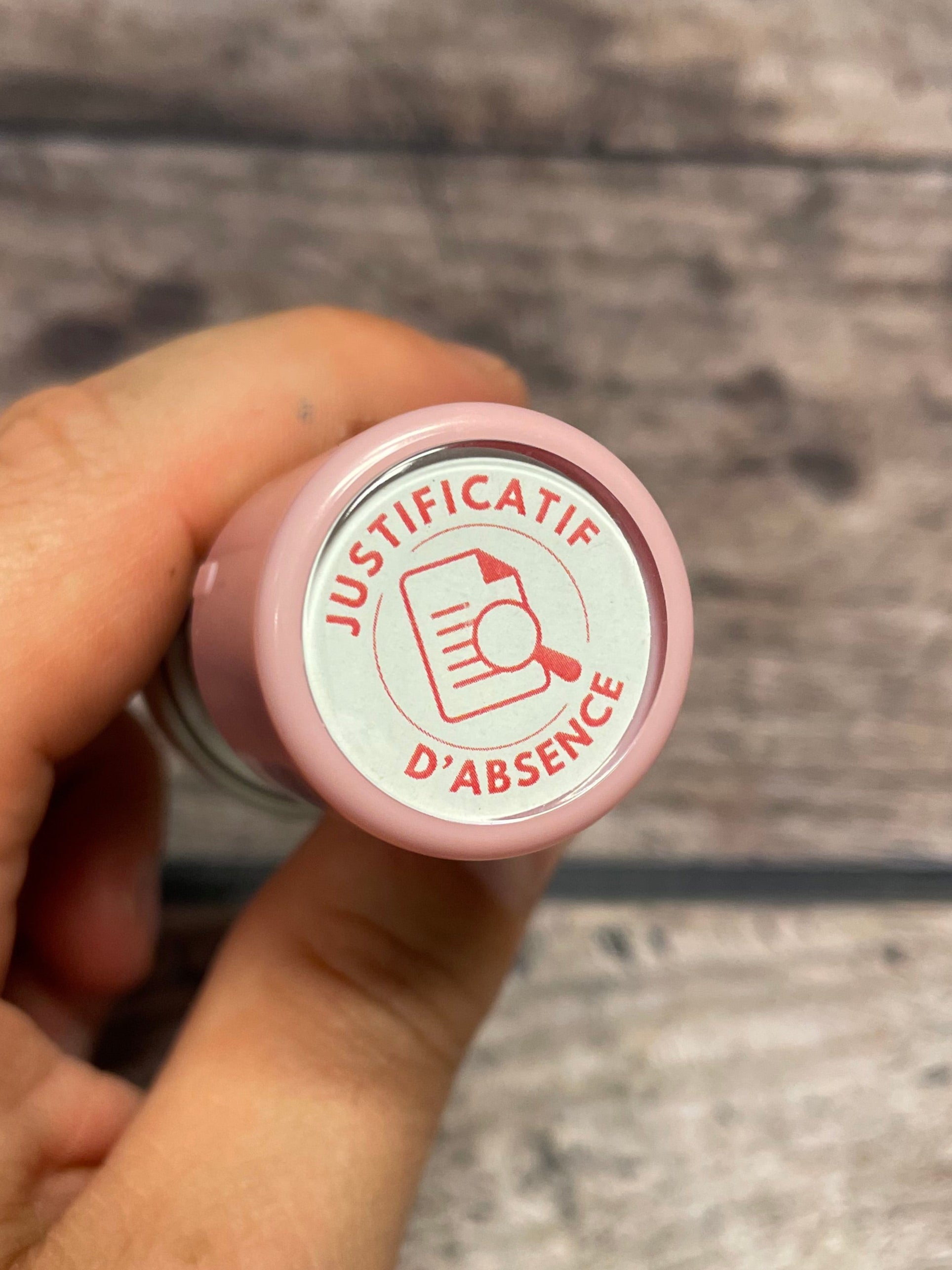 Tampon auto-encreur 52 - Justificatif d'absence