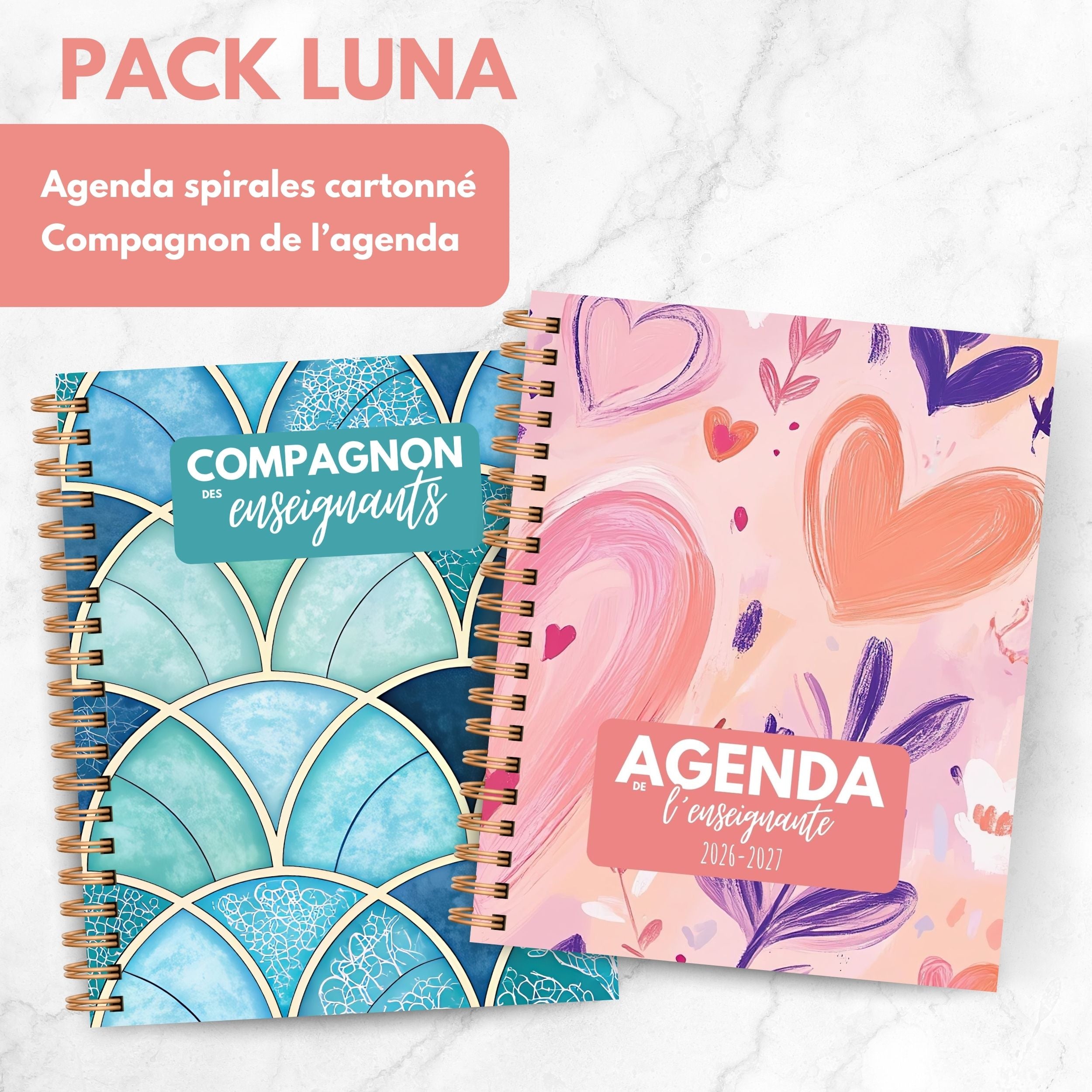 Agenda de l'enseignante LUNA