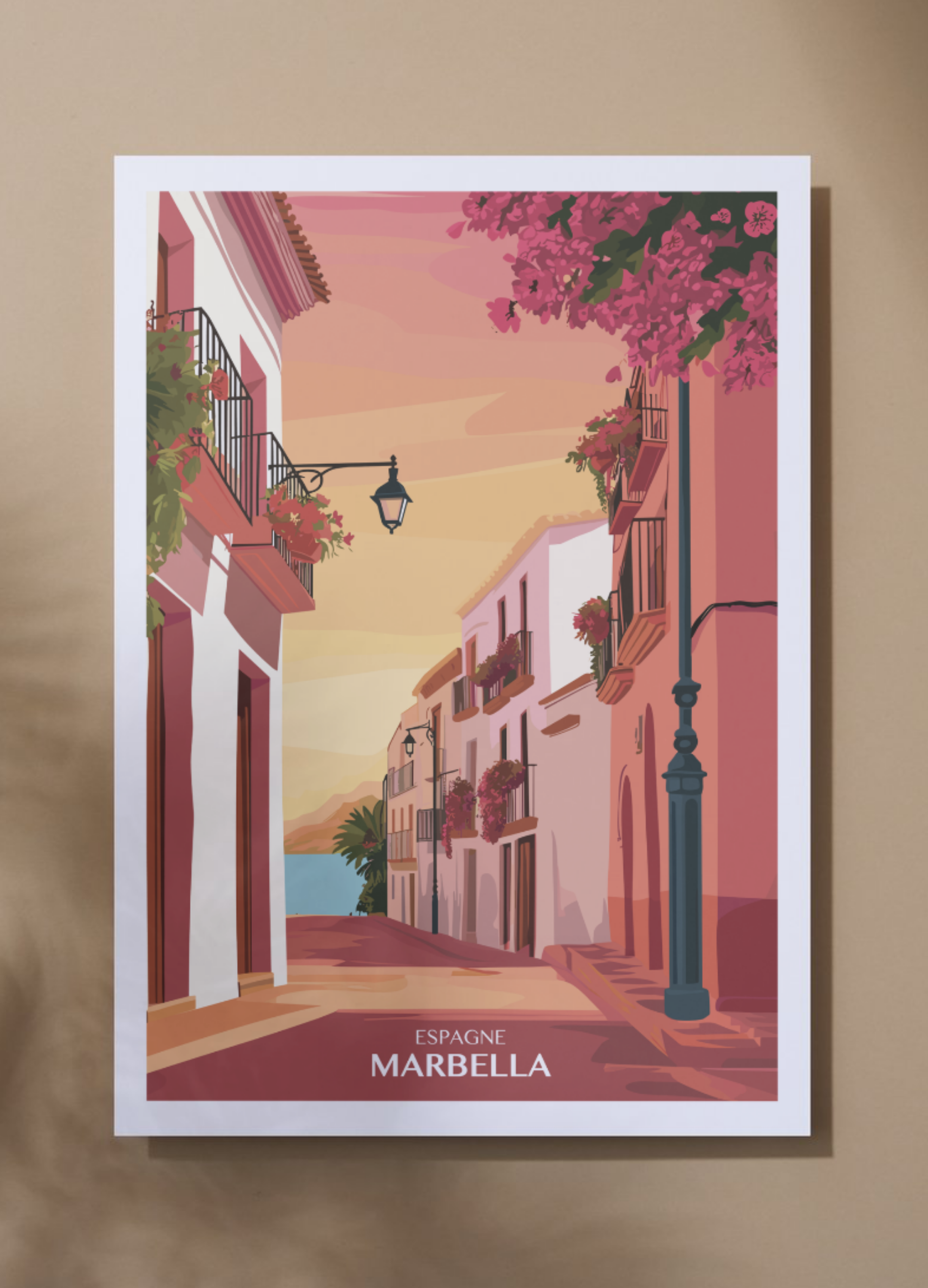 Affiche voyage à Marbella 🇪🇸