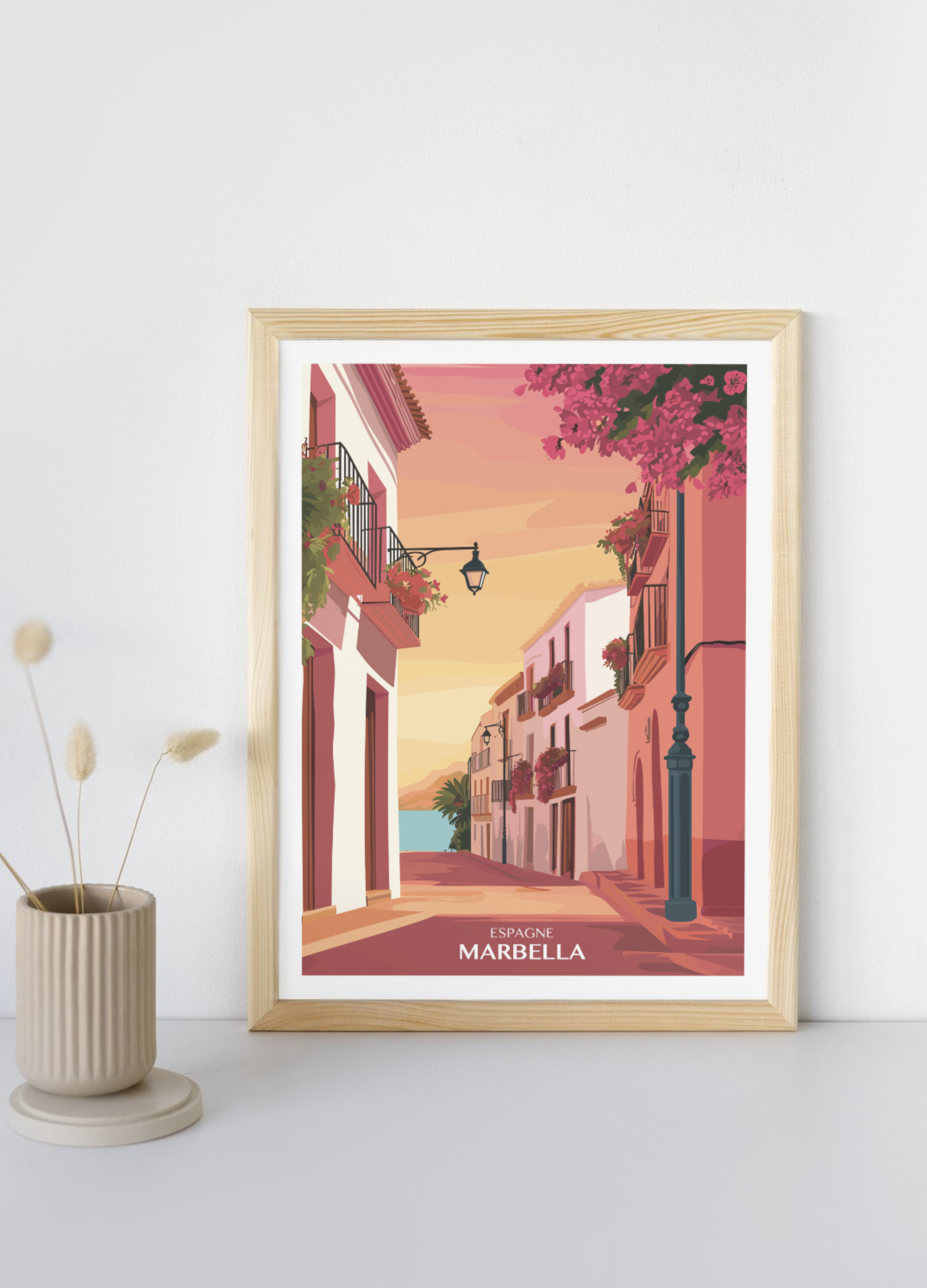 Affiche voyage à Marbella 🇪🇸