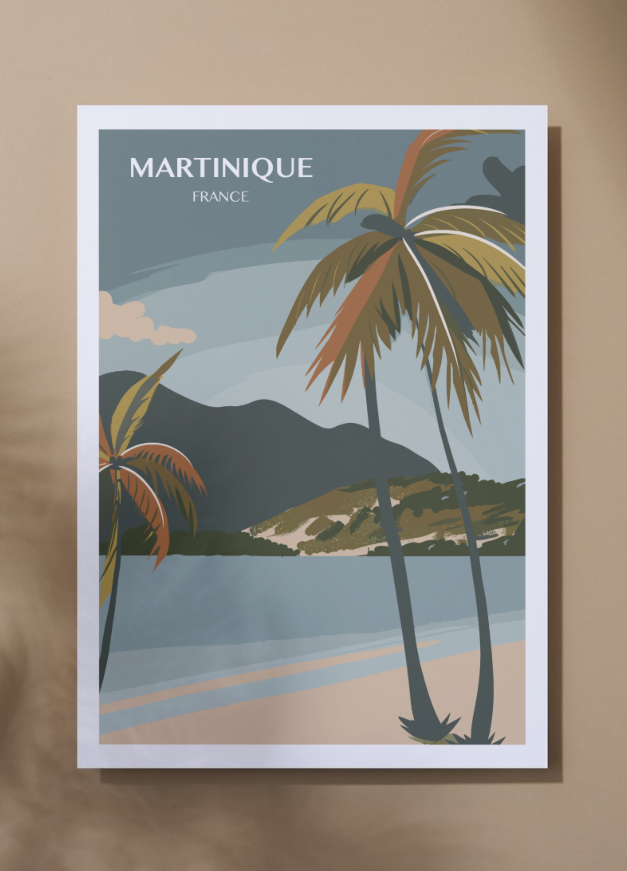 Affiche voyage en Martinique 🇫🇷