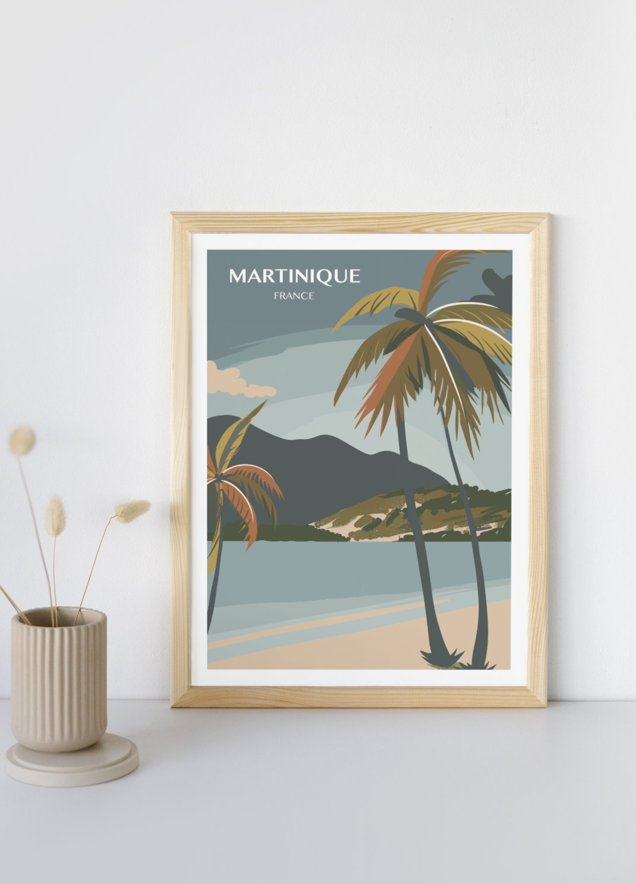 Affiche voyage en Martinique 🇫🇷