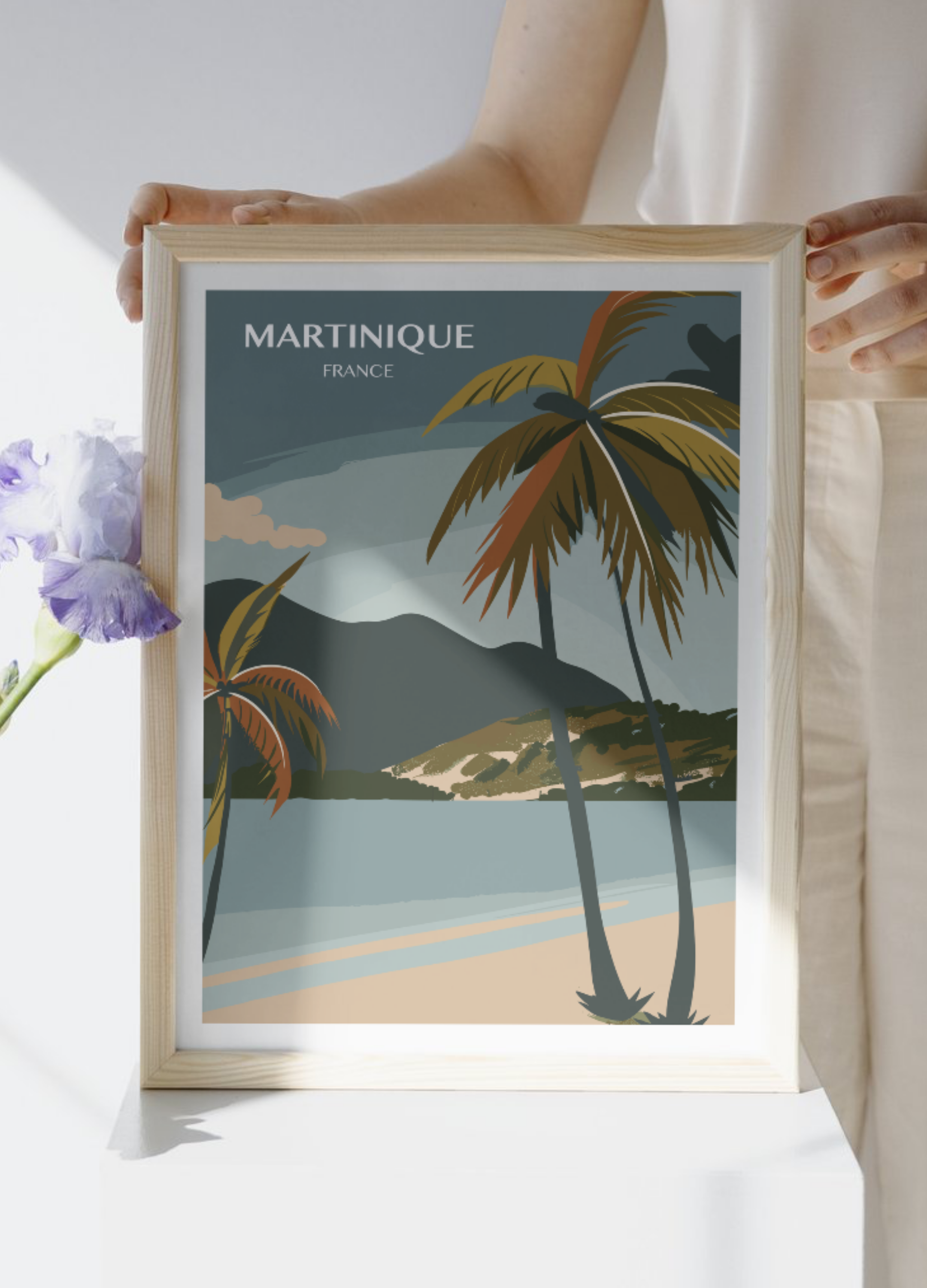 Affiche voyage en Martinique 🇫🇷