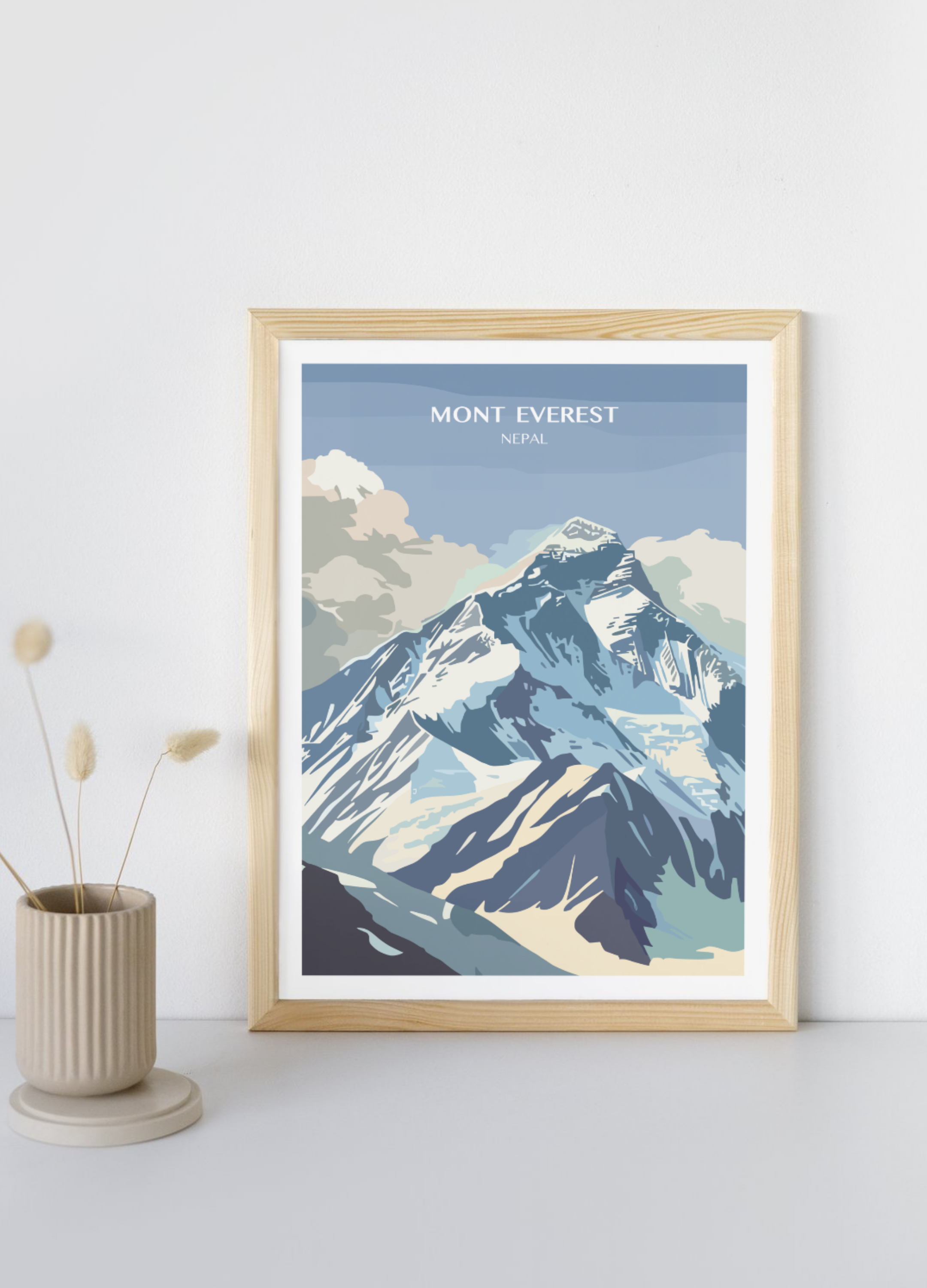 Affiche voyage Mont Everest 🇳🇵