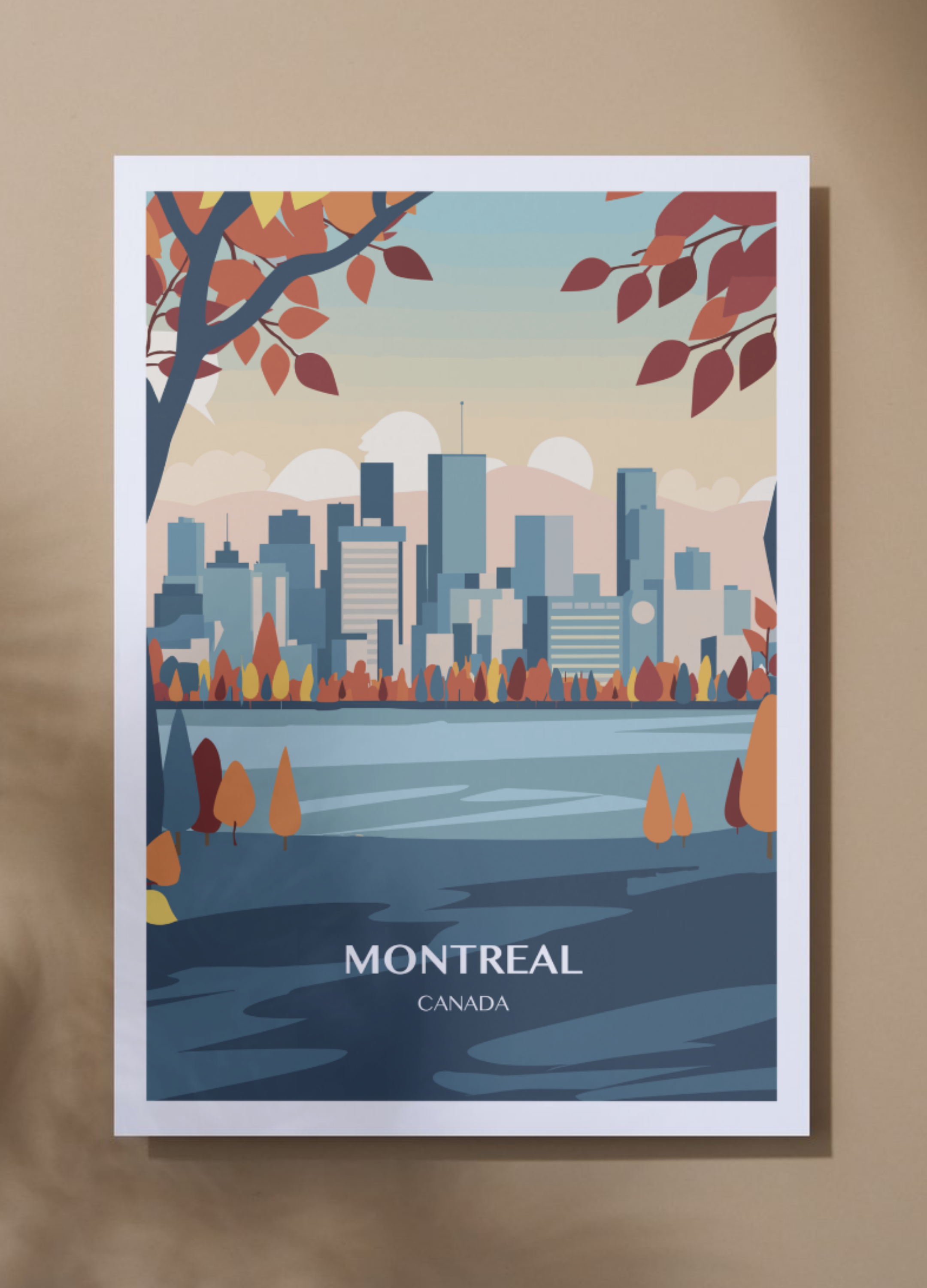 Affiche voyage à Montréal 🇨🇦