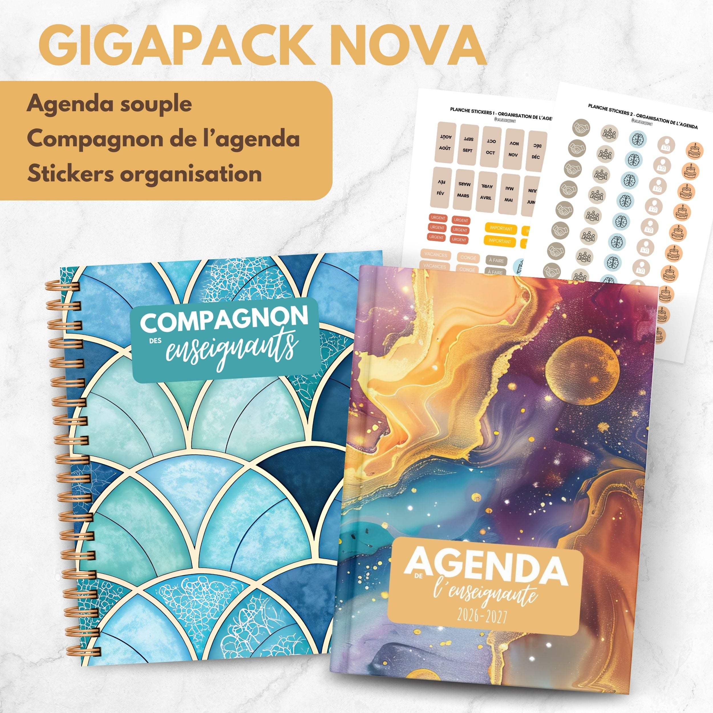 Agenda de l'enseignante NOVA