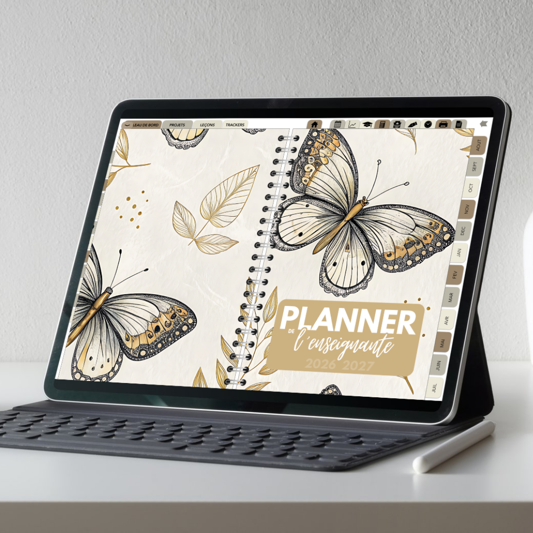 Planificateur digital enseignant 2026-2027