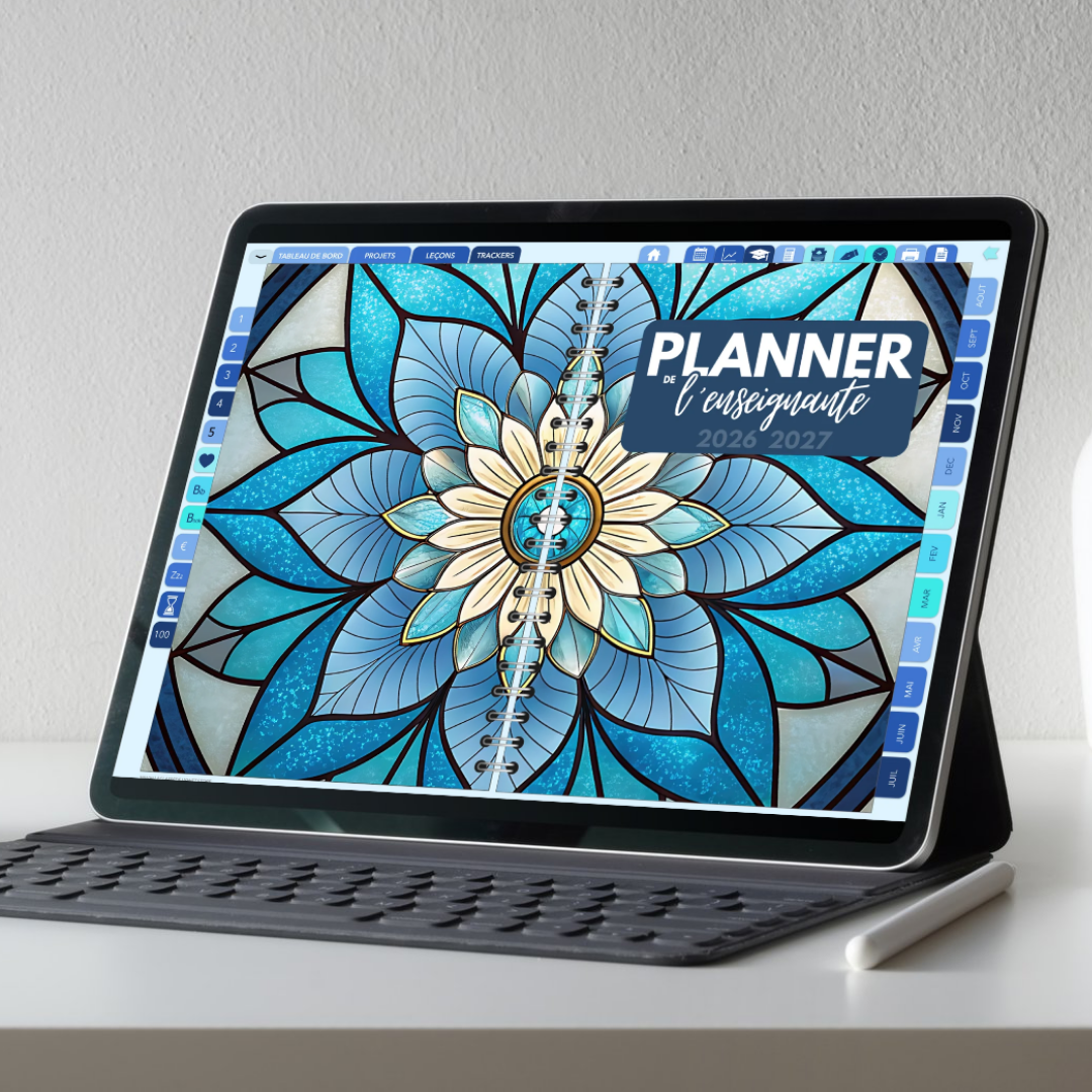 Planificateur digital enseignant 2026-2027