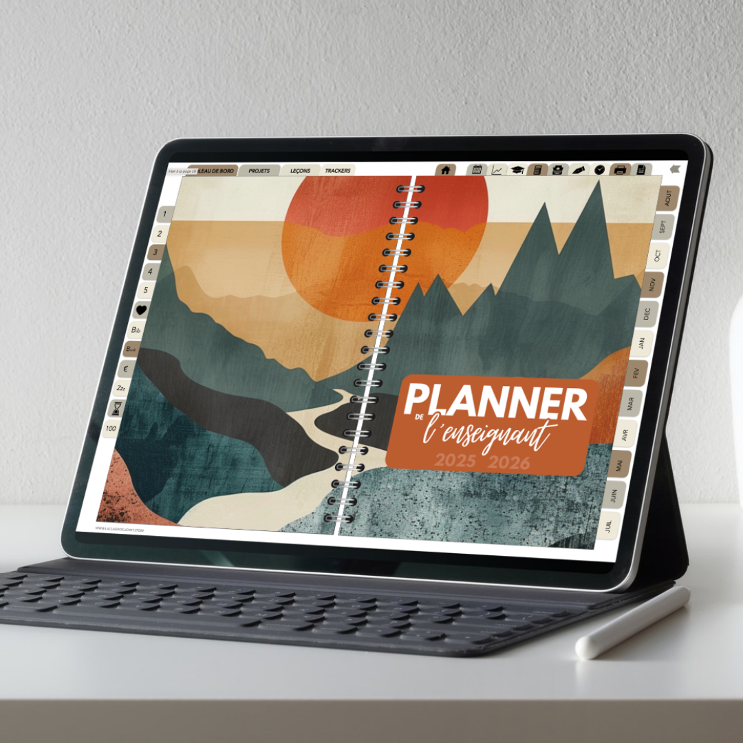 Planificateur digital enseignant 2025-2026