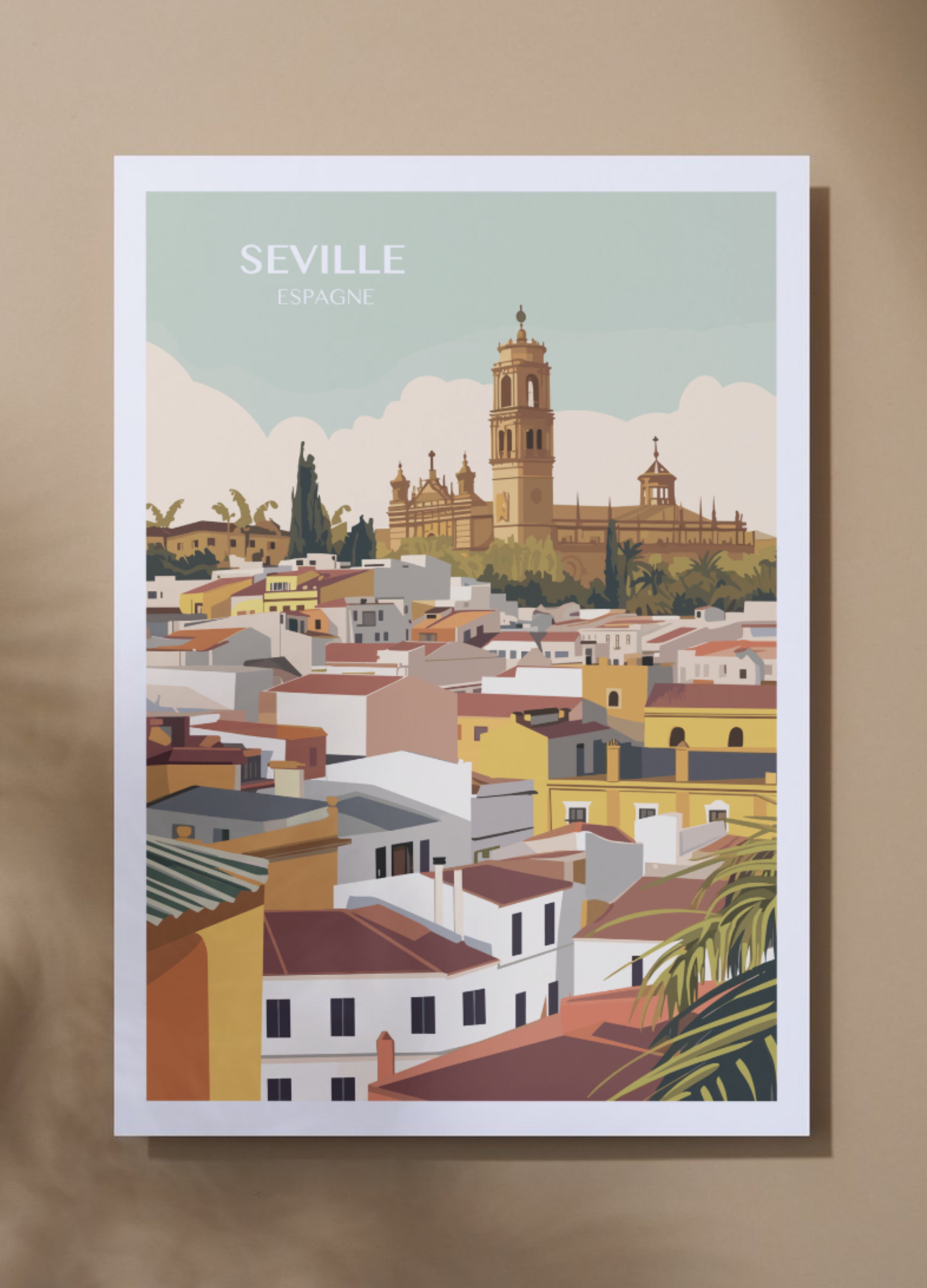 Affiche voyage à Séville 🇪🇸