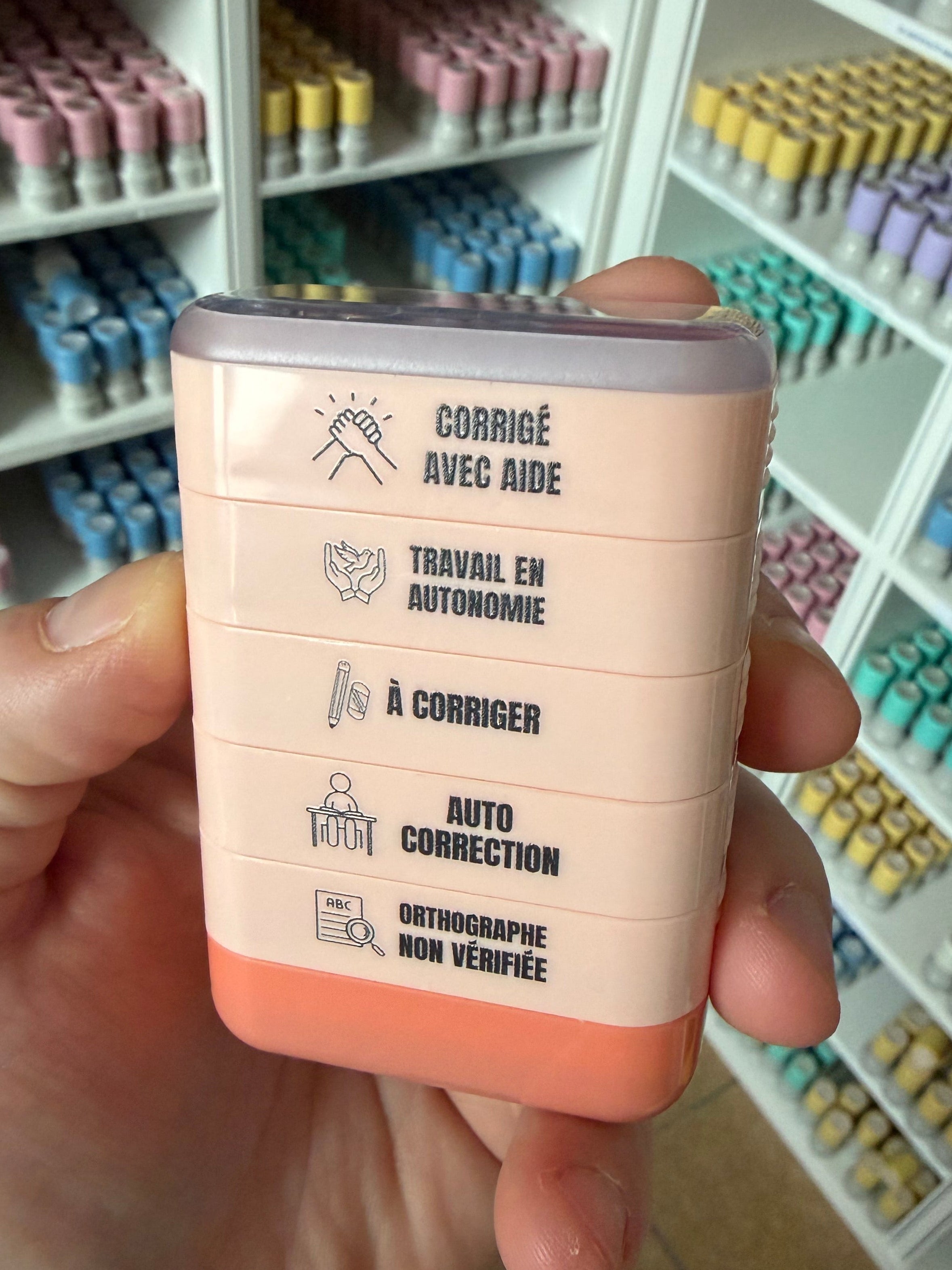 Les tampons pour enseignants
